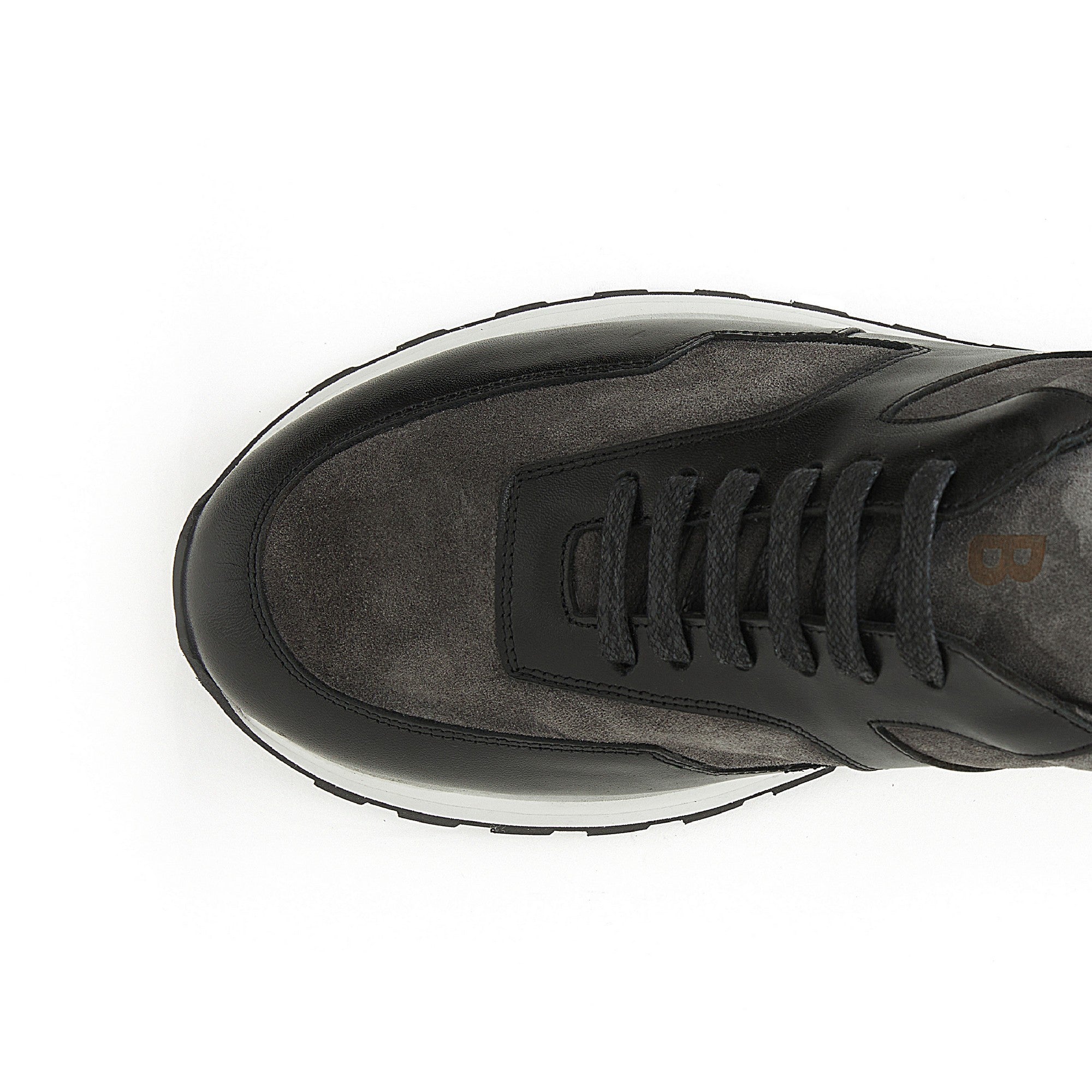 Men's Suede Calf Leather Handmade Sneakers M8017 6