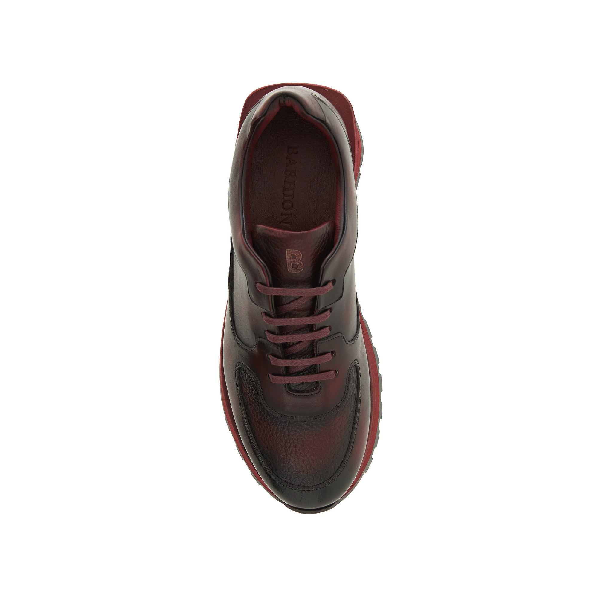 Men's Calf Leather Handmade Sneakers M8016 5