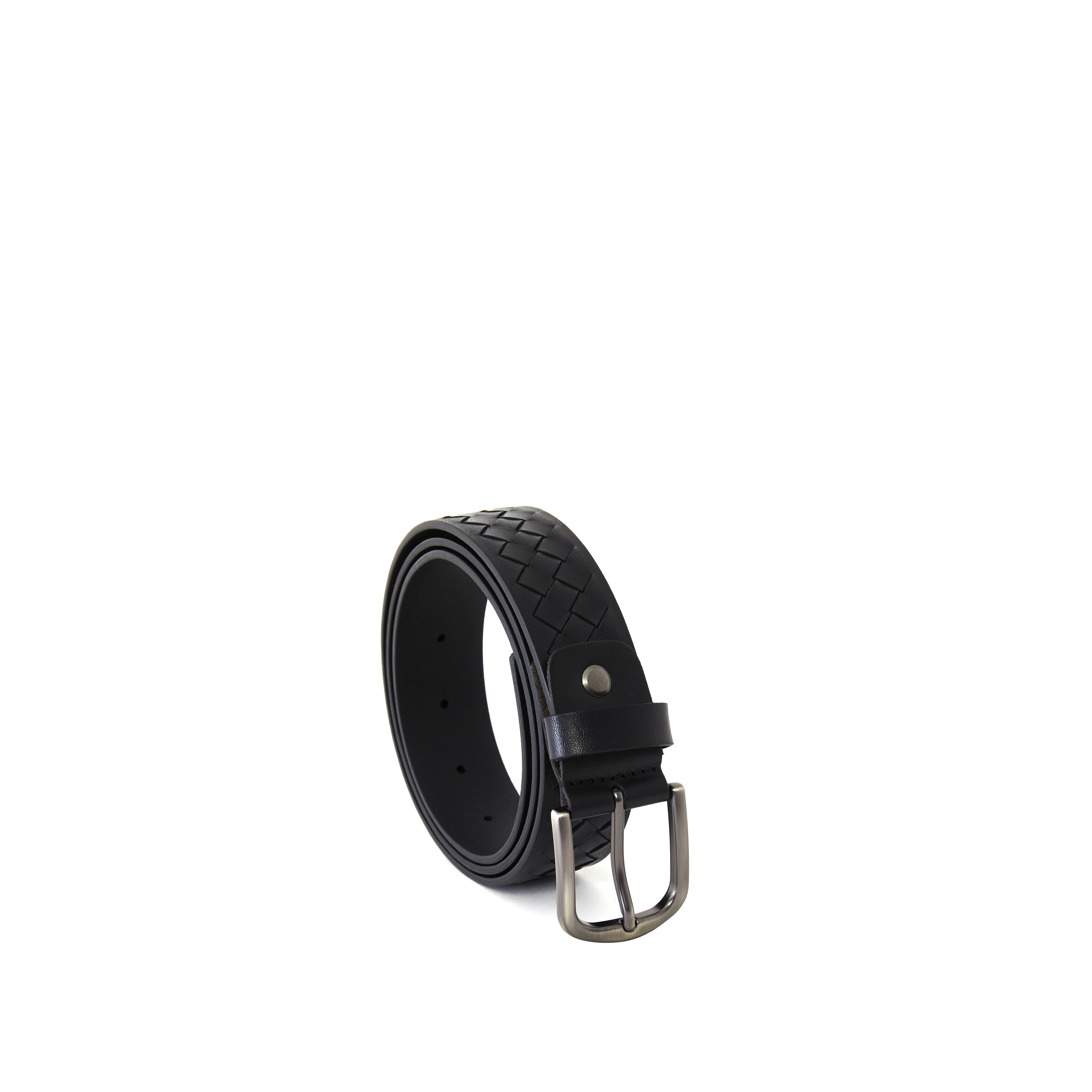 Men's Braided Calf Leather Handmade Belt M106