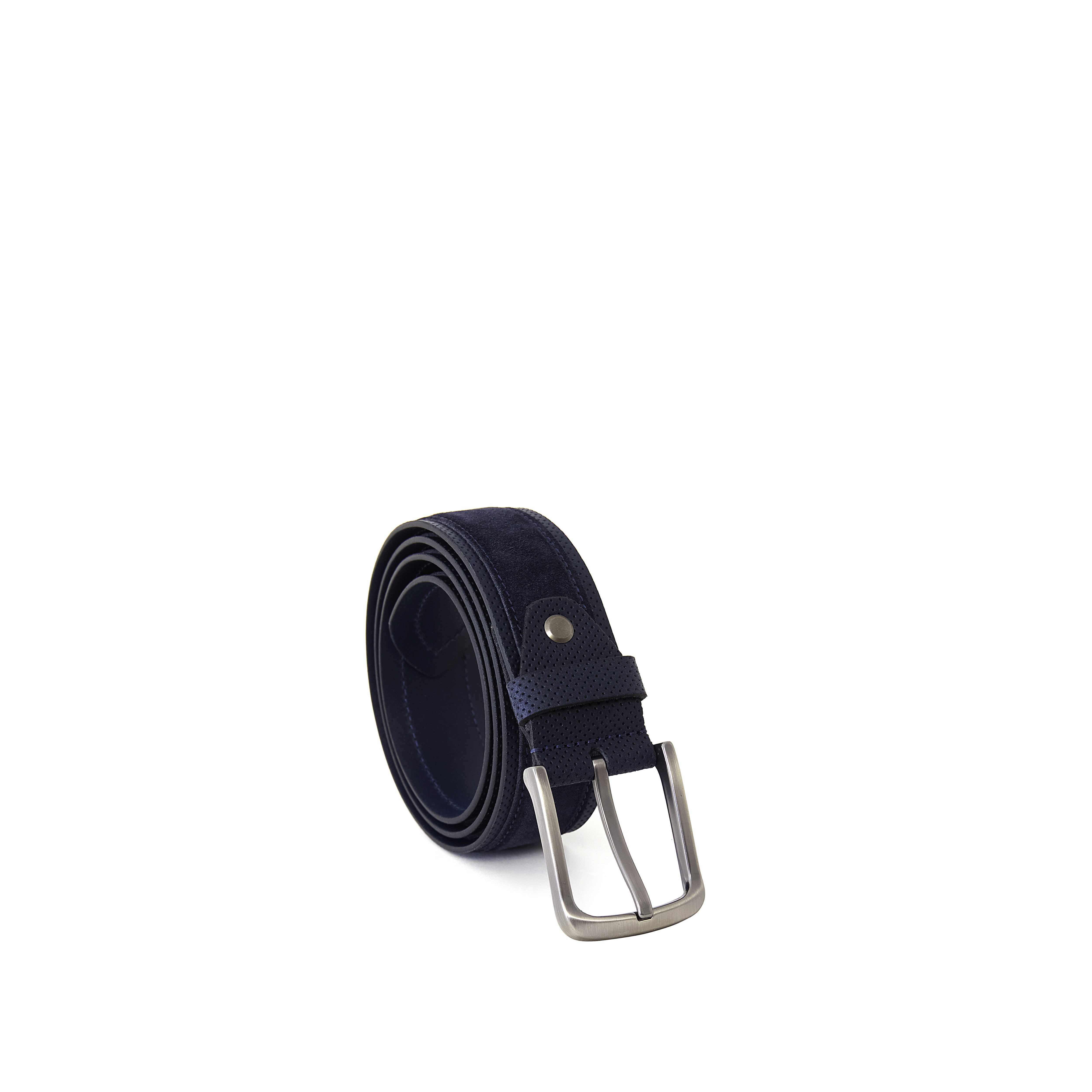 Men's Calf Leather Suede Handmade Belt M113 9