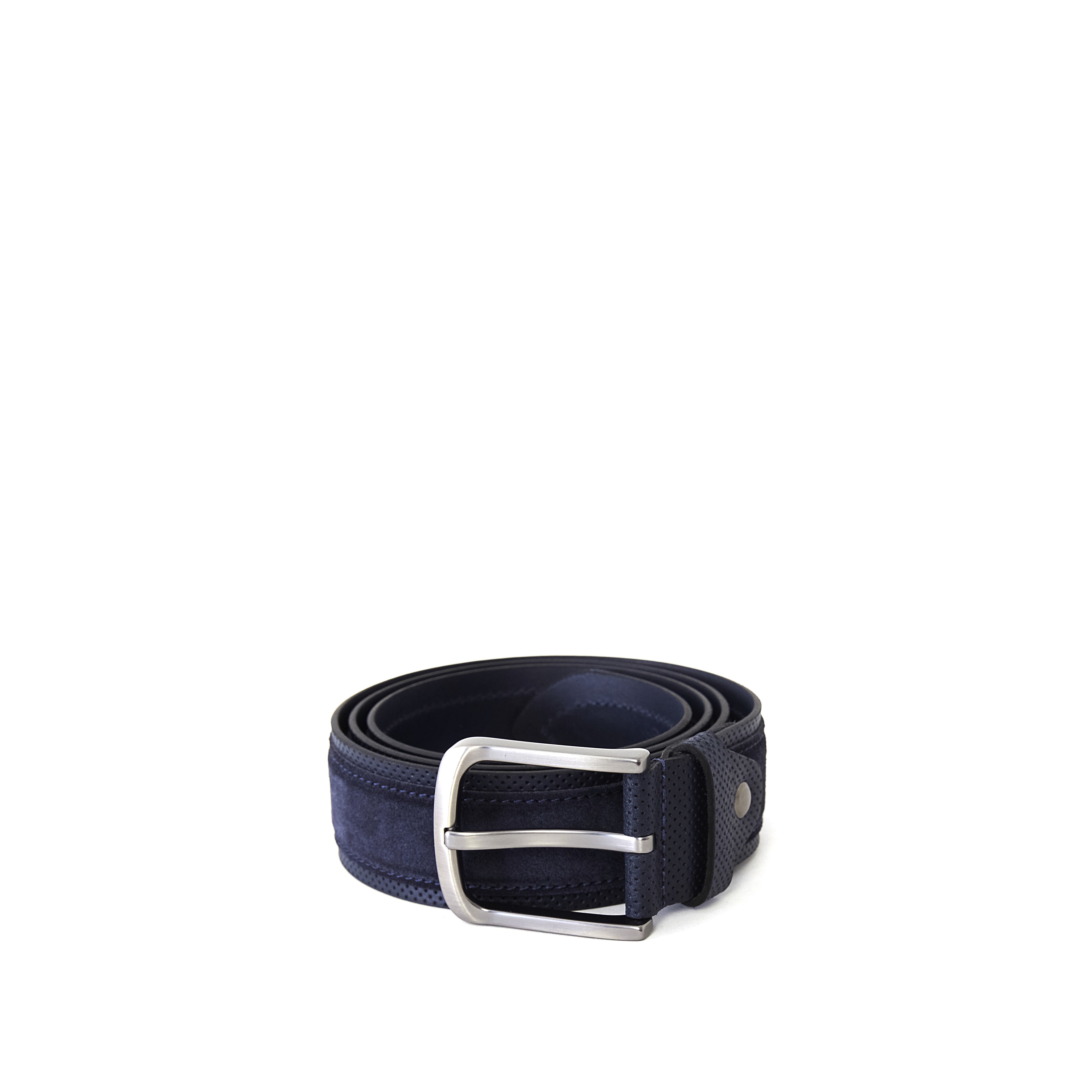Men's Calf Leather Suede Handmade Belt M113 10