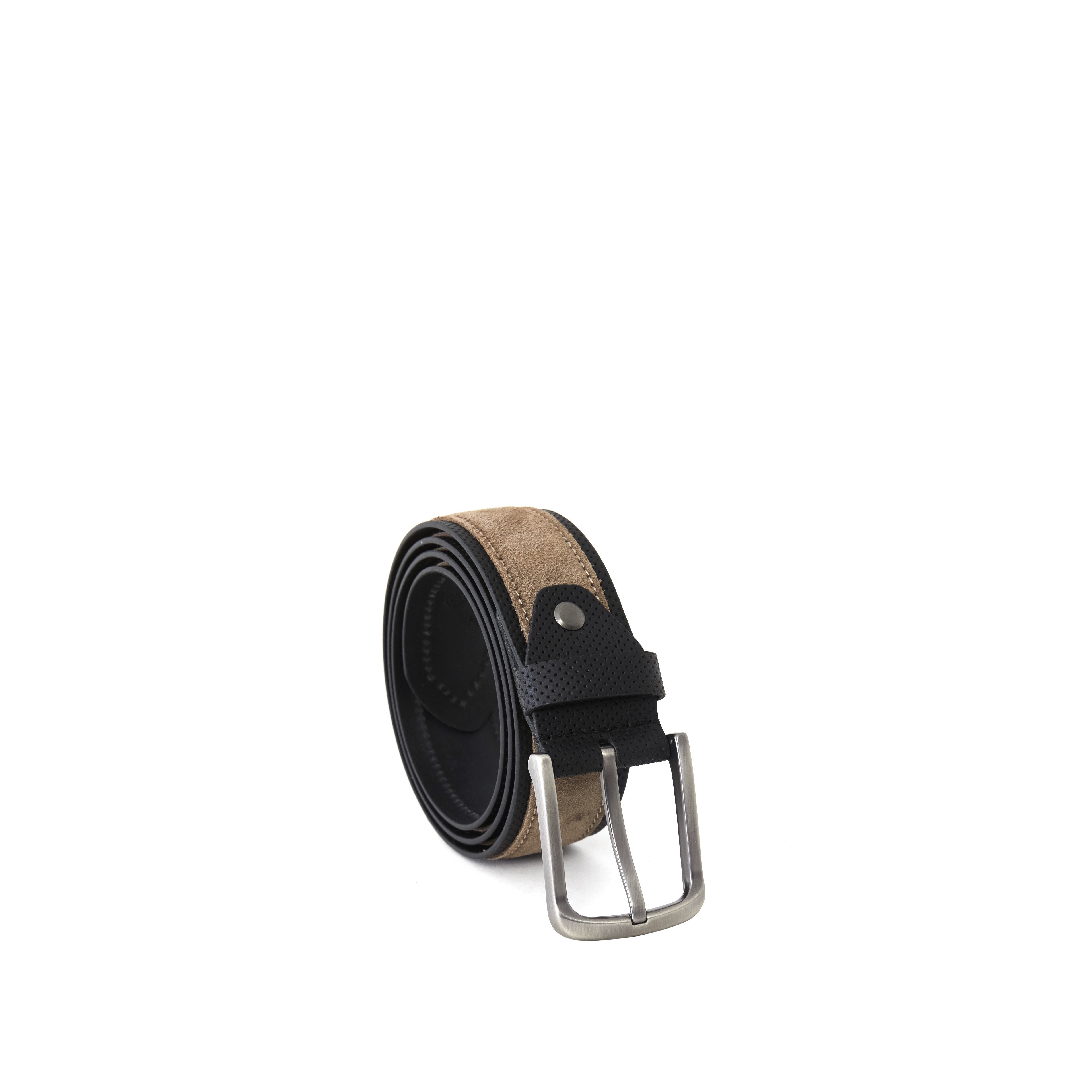 Men's Calf Leather Suede Handmade Belt M113 14