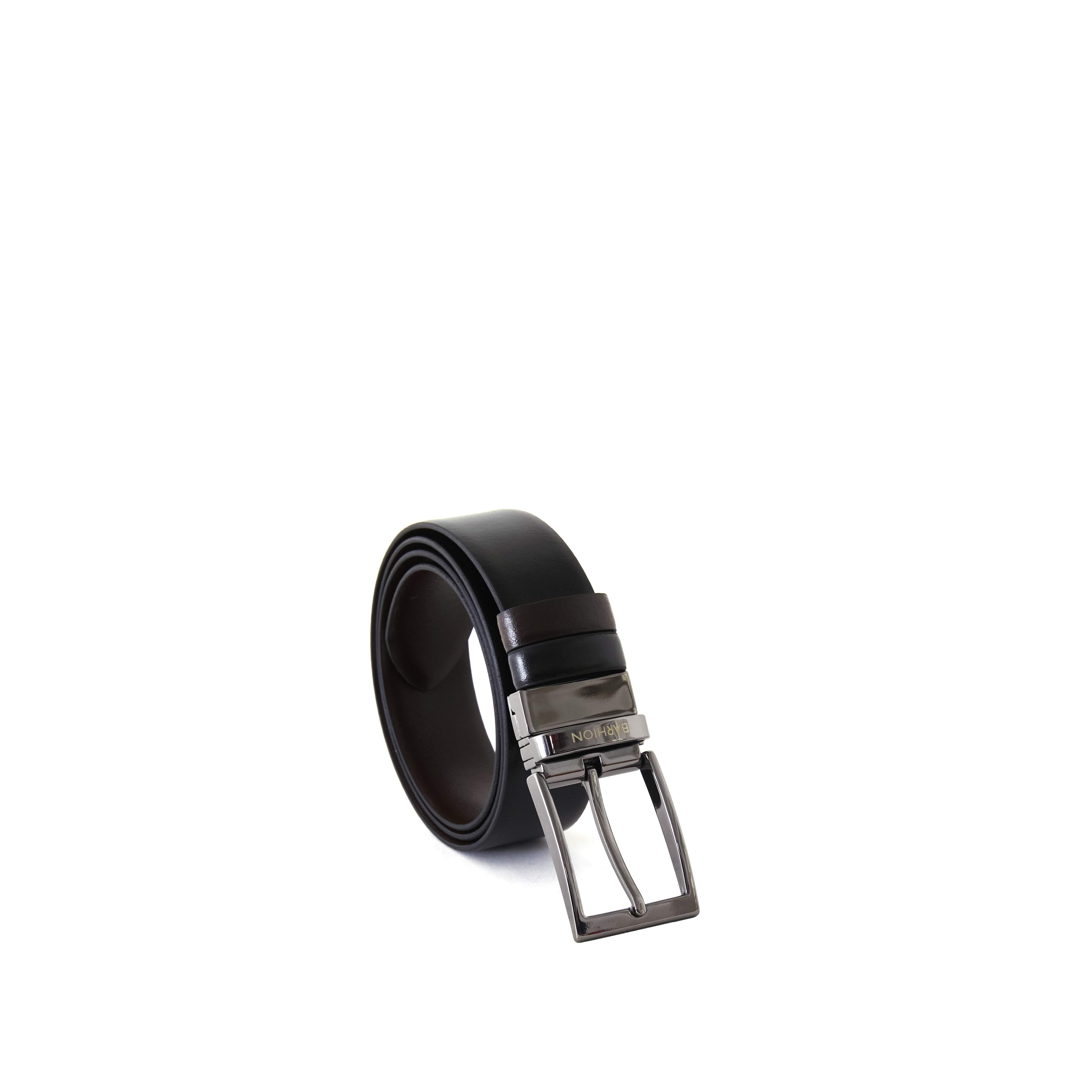 Men's Classic Reversible Calf Leather Handmade Belt M101 5