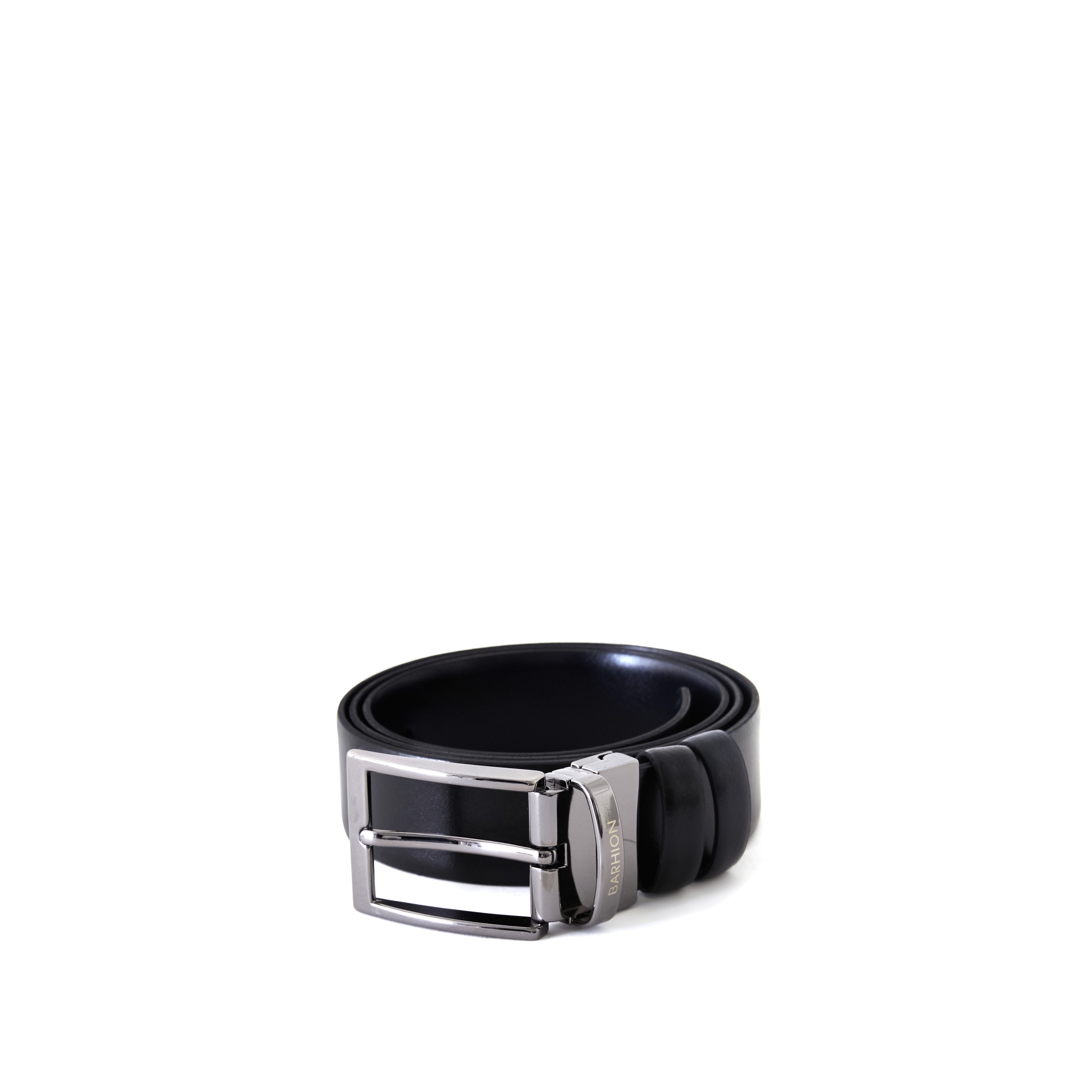 Men's Classic Reversible Calf Leather Handmade Belt M101 12