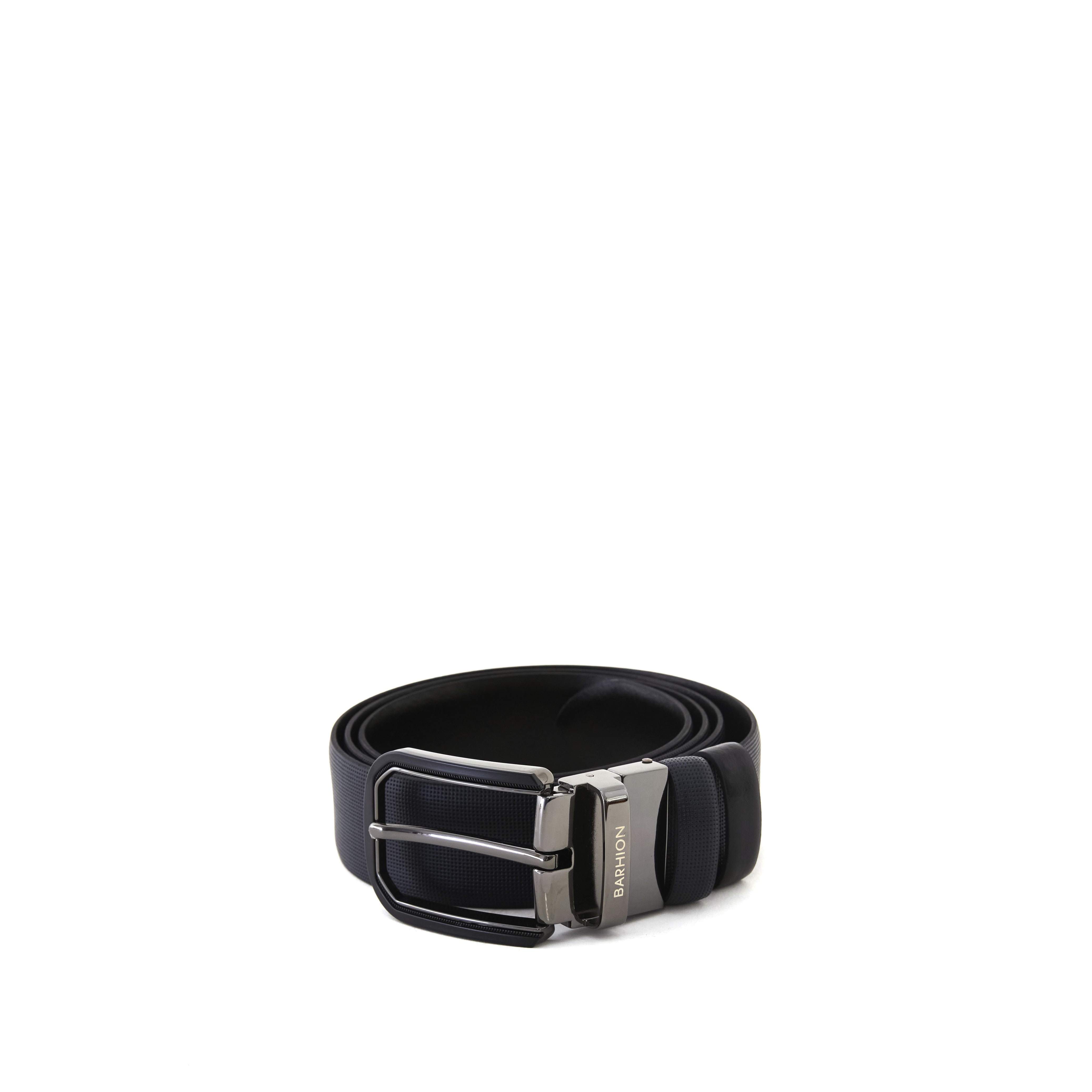 Men's Saffiano Reversible Calf Leather Handmade Belt M103 12