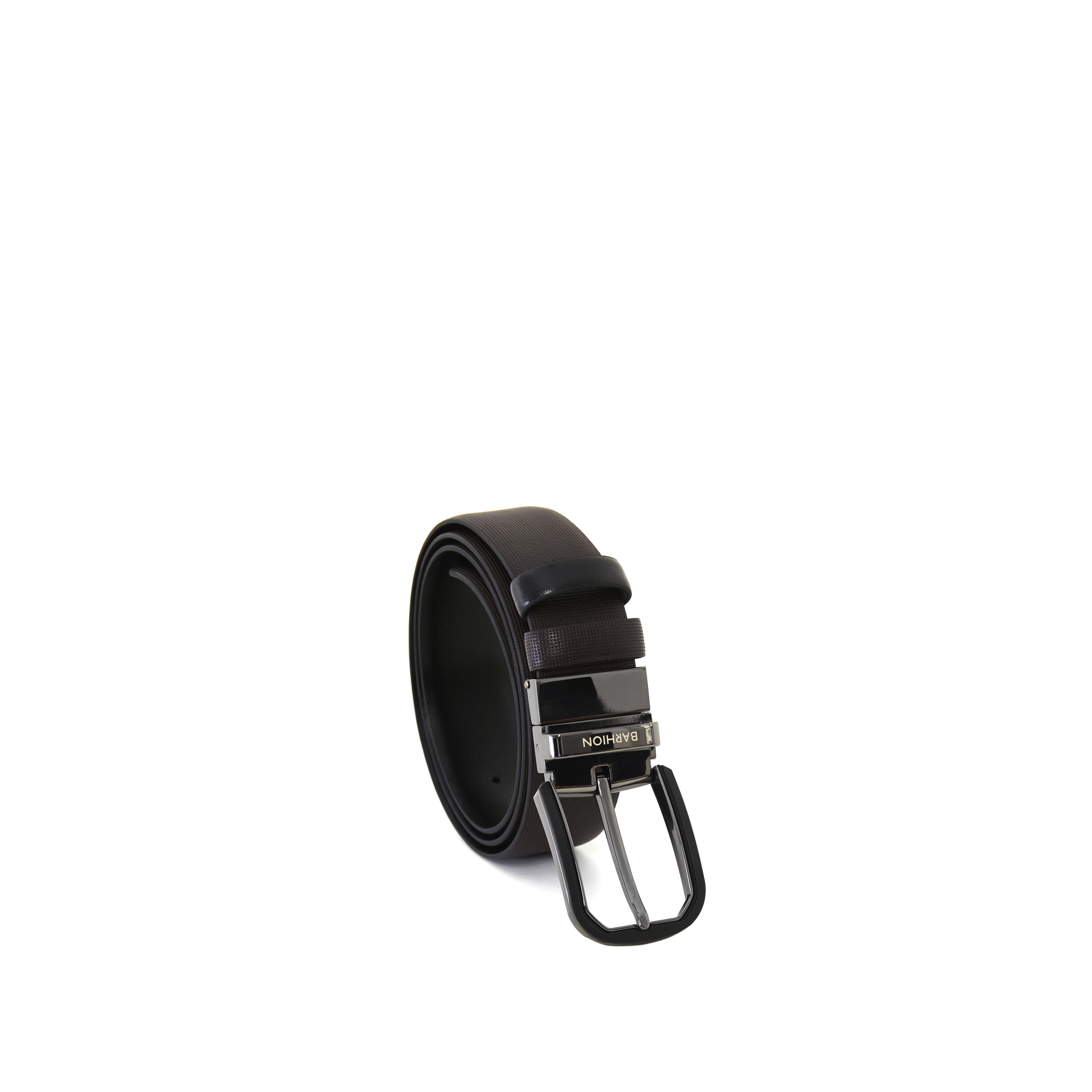 Men's Saffiano Reversible Calf Leather Handmade Belt M103 17