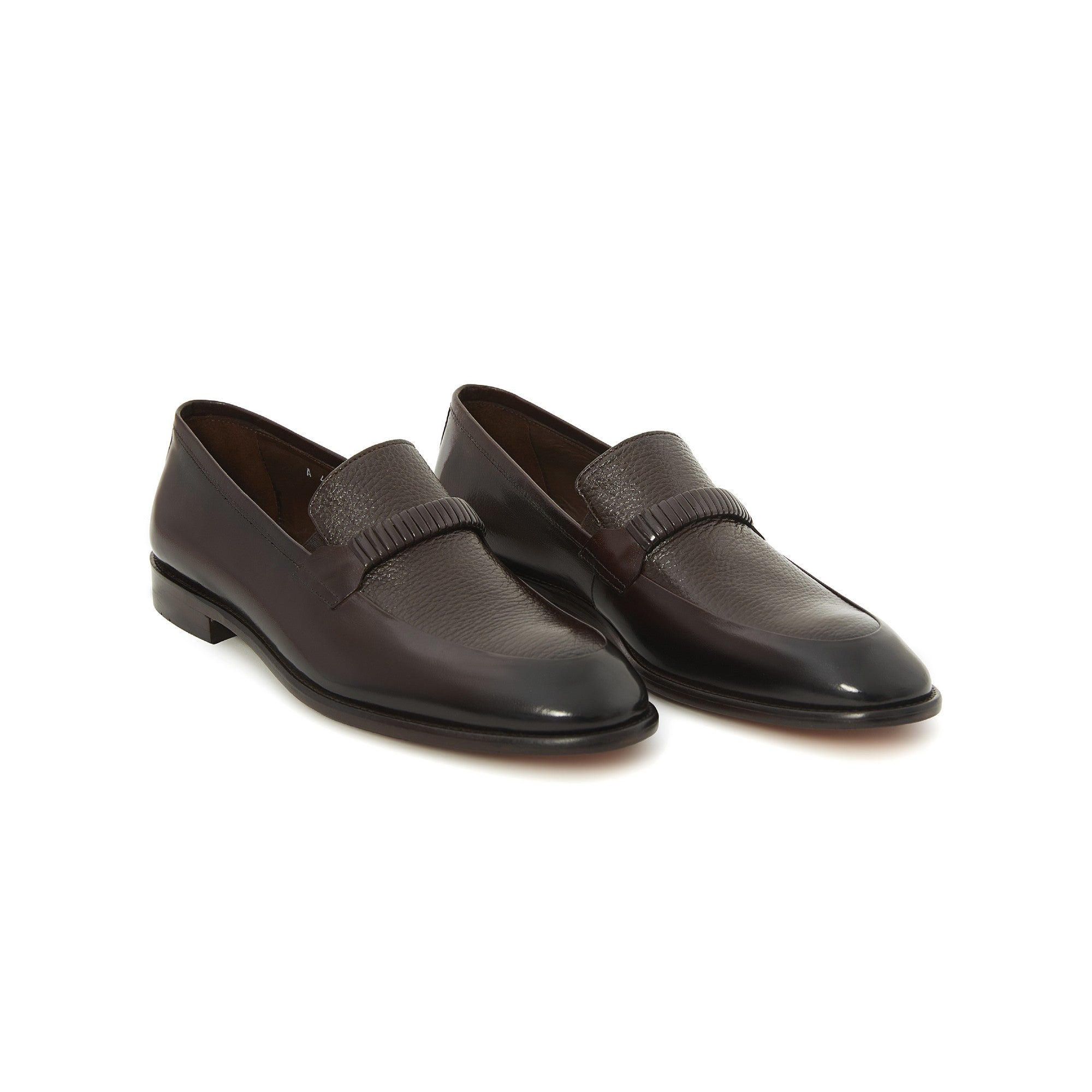 Men's Buffalo Deer Leather Handmade Moccasin M7046 8