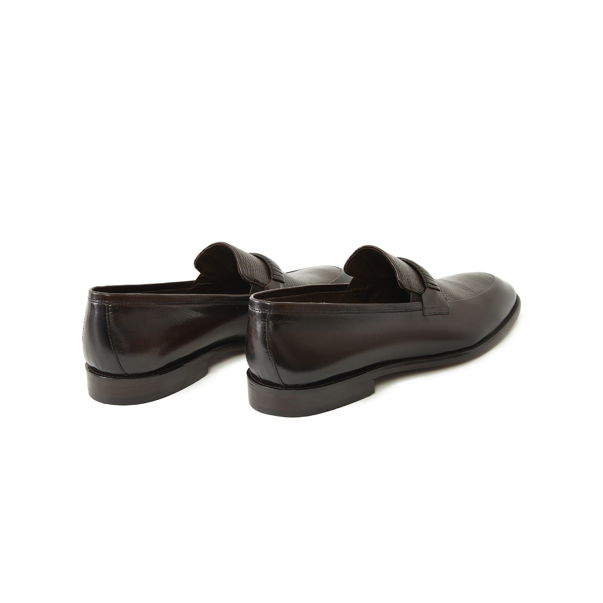 Men's Buffalo Deer Leather Handmade Moccasin M7046 9