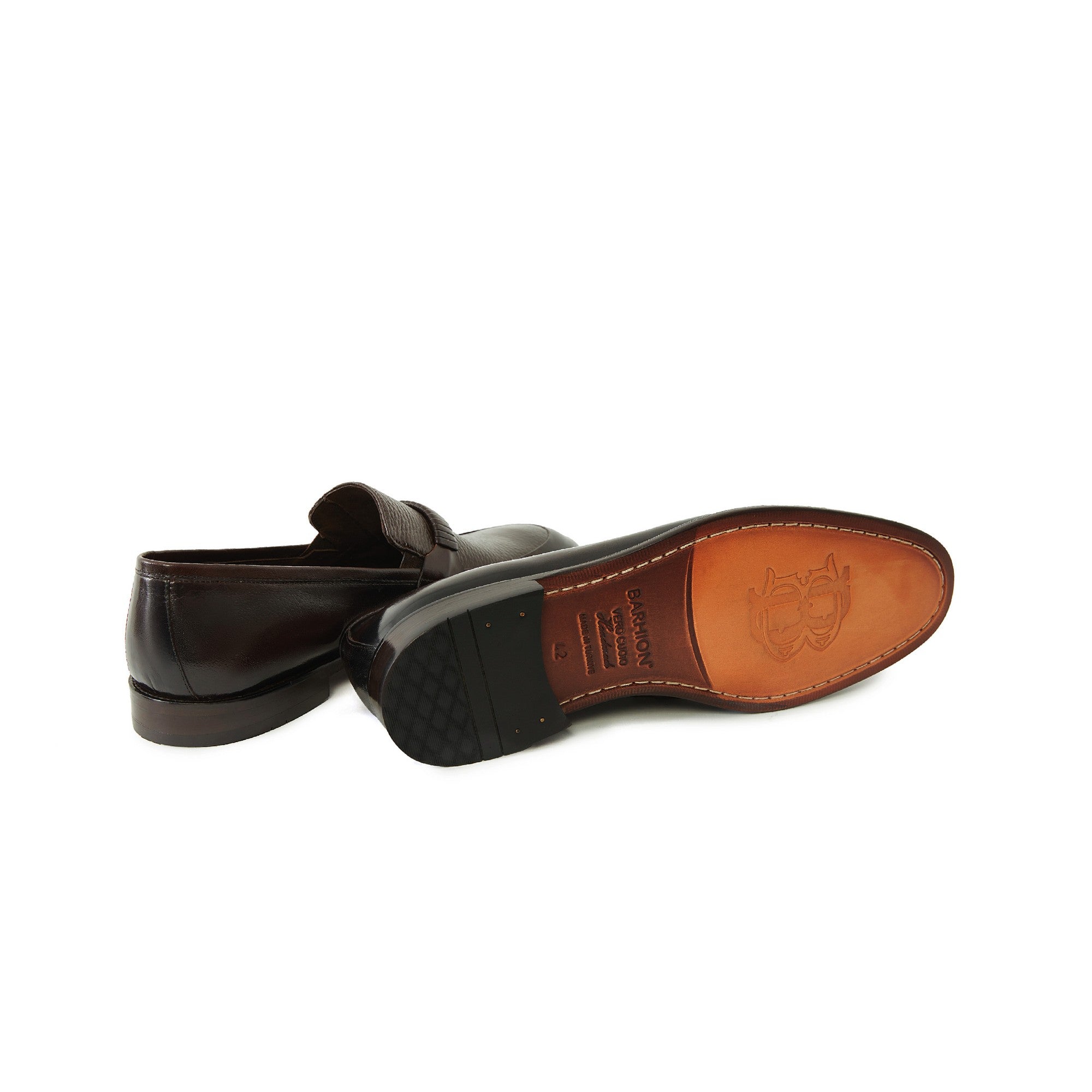 Men's Buffalo Deer Leather Handmade Moccasin M7046 10