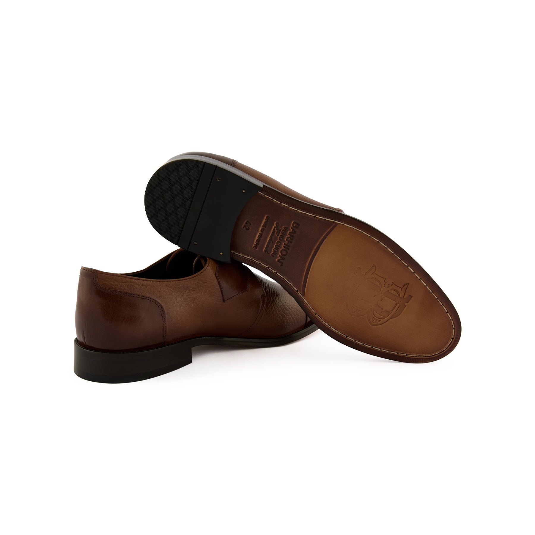 Men's Buffalo Deer Leather Handmade Derby M7047