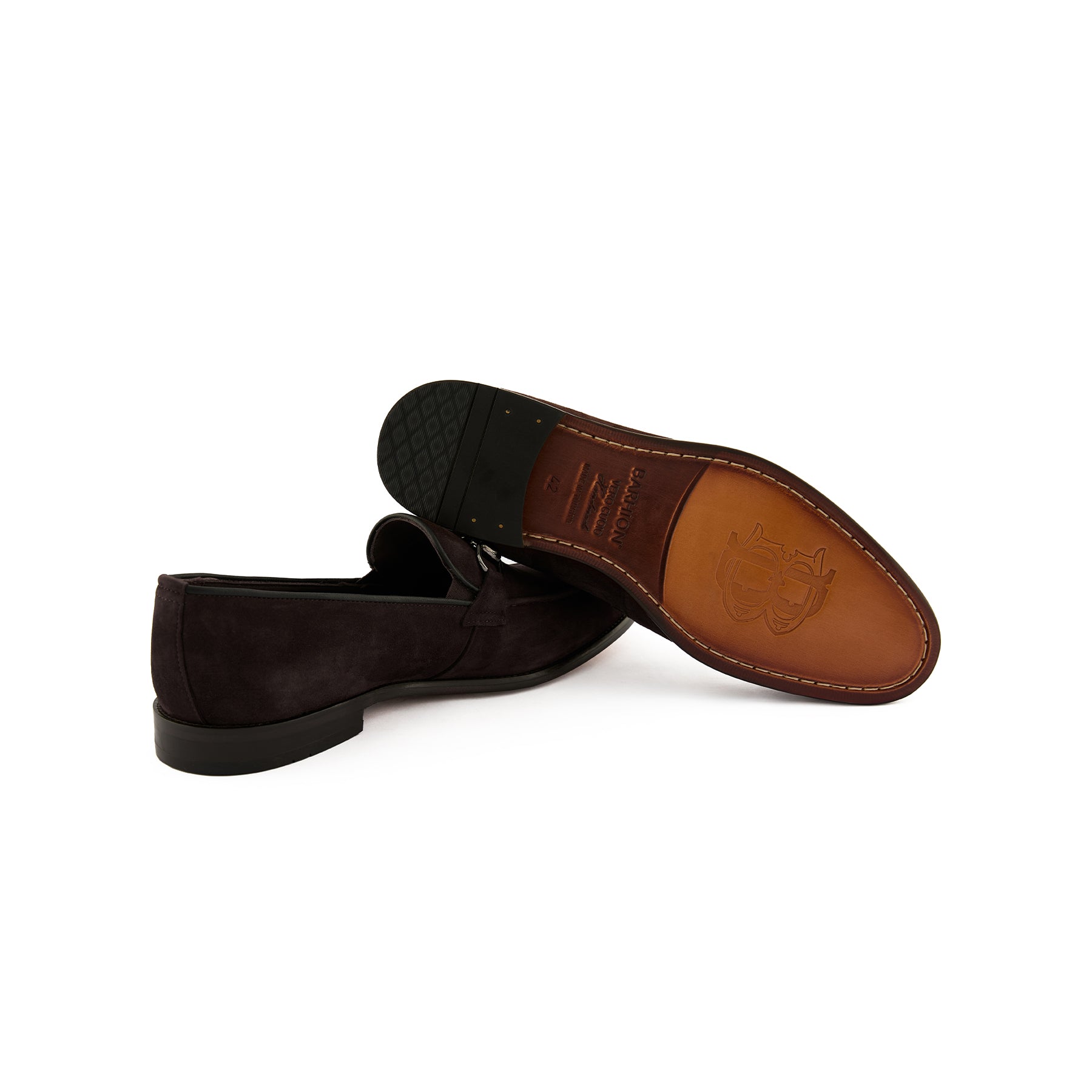 Men's Suede Calf Leather Handmade Moccasin M9010