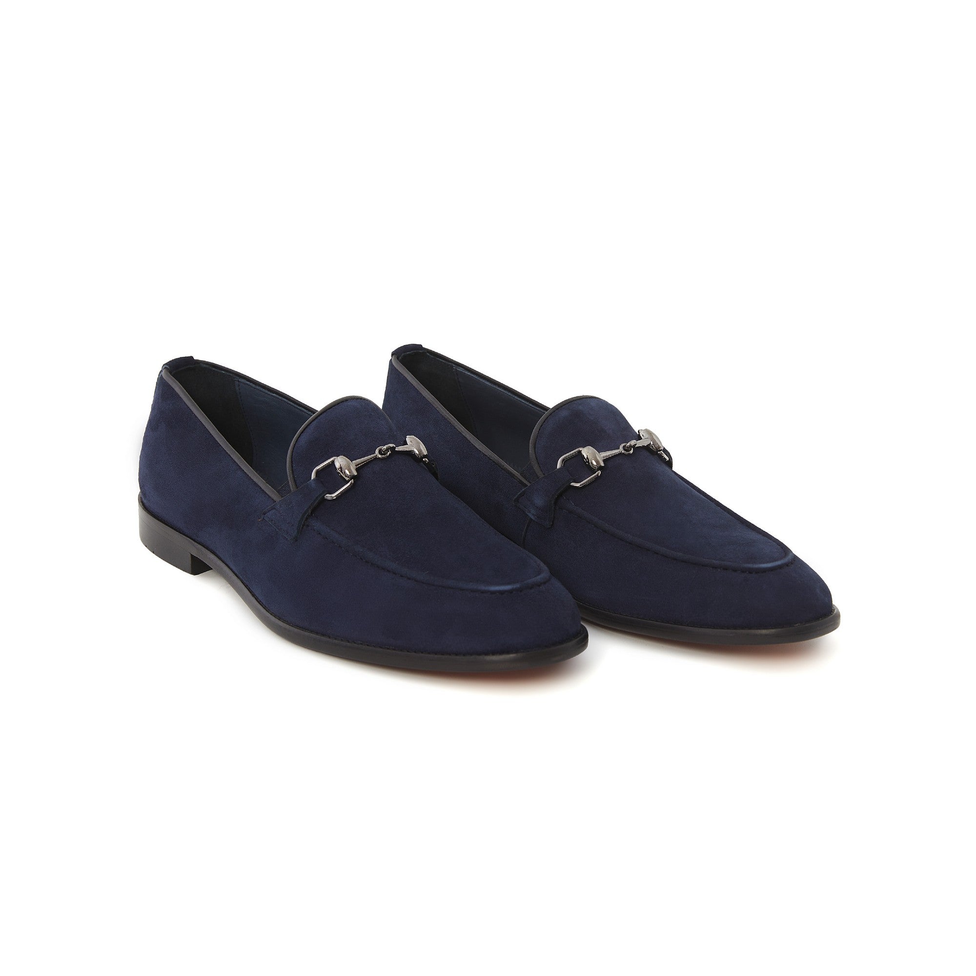 Men's Suede Calf Leather Handmade Moccasin M9010 2