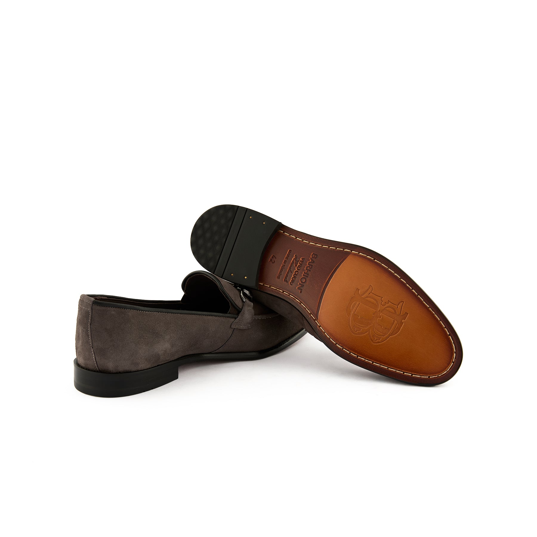 Men's Suede Calf Leather Handmade Moccasin M9010