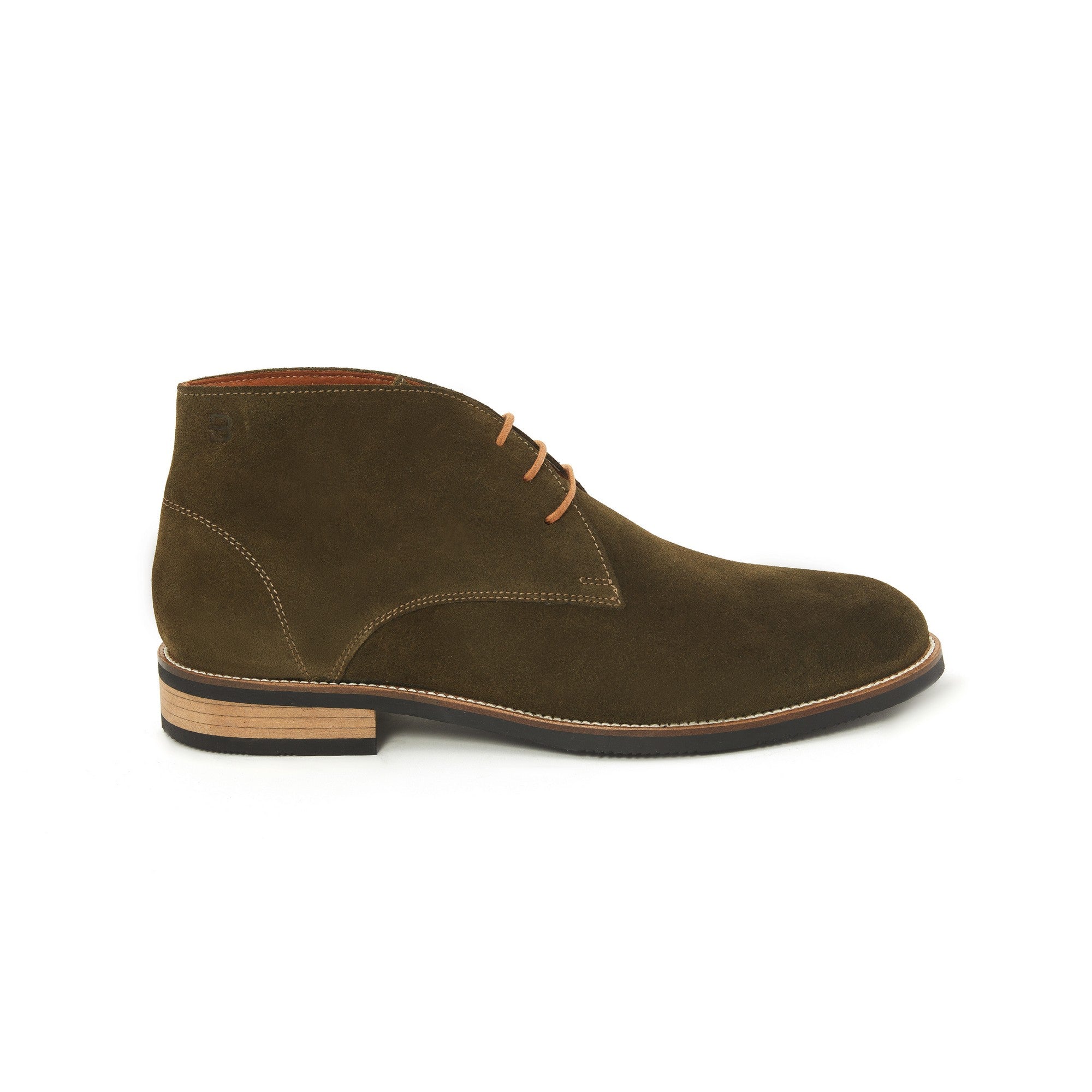Men's Suede Calf Leather Handmade Derby Boots M10006 11