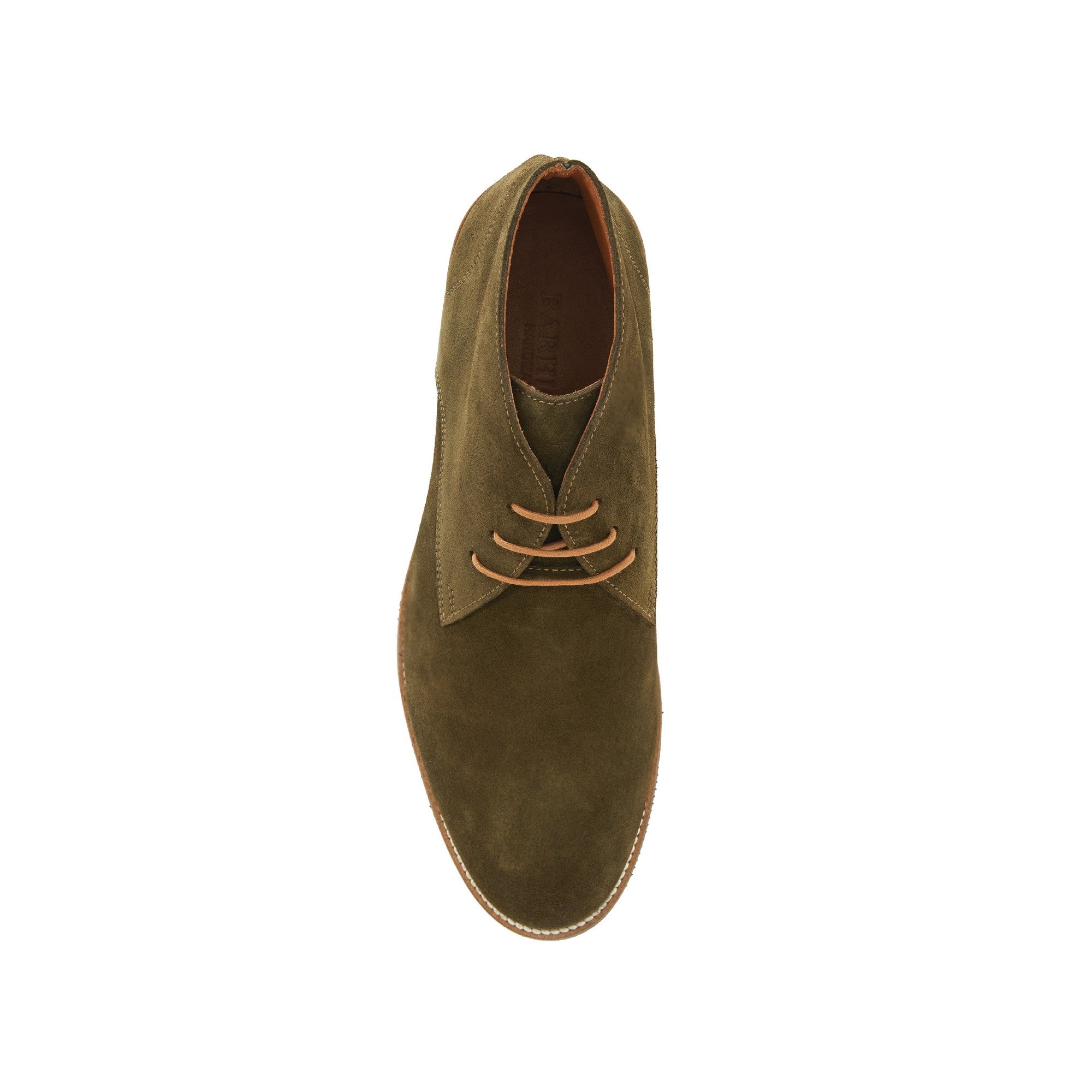 Men's Suede Calf Leather Handmade Derby Boots M10006 15