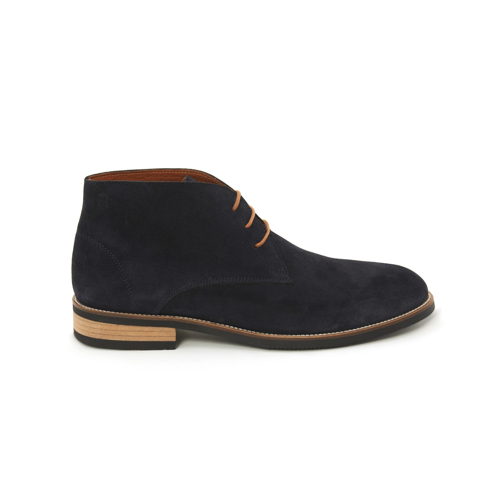 Men's Suede Calf Leather Handmade Derby Boots M10006 17