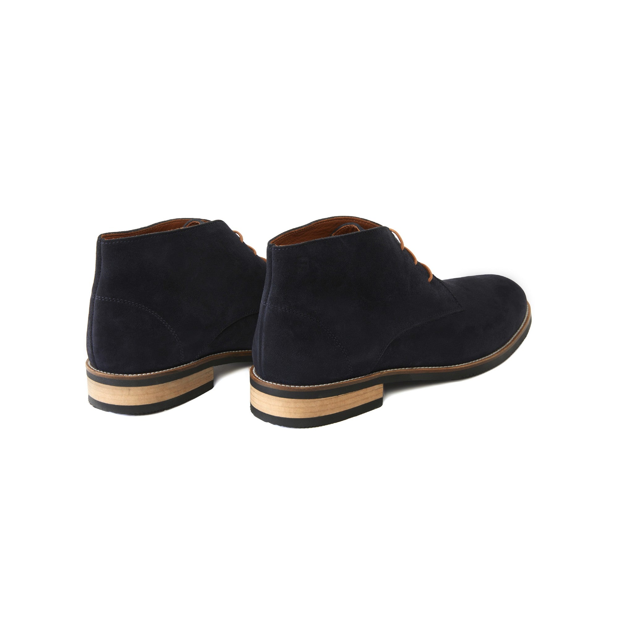 Men's Suede Calf Leather Handmade Derby Boots M10006 19