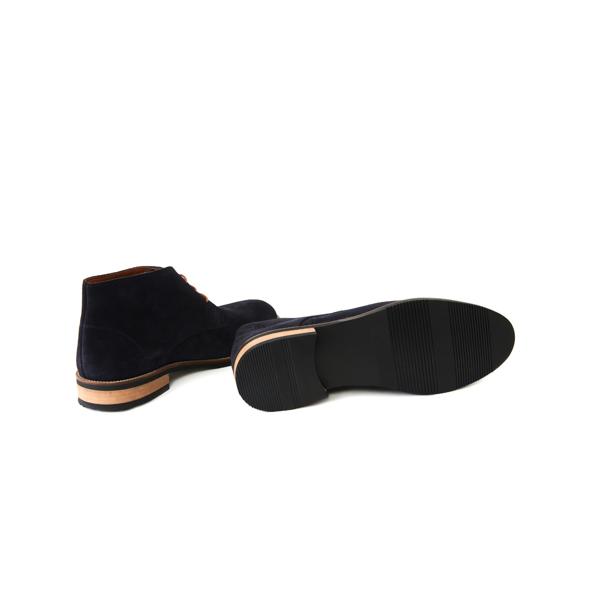 Men's Suede Calf Leather Handmade Derby Boots M10006 20