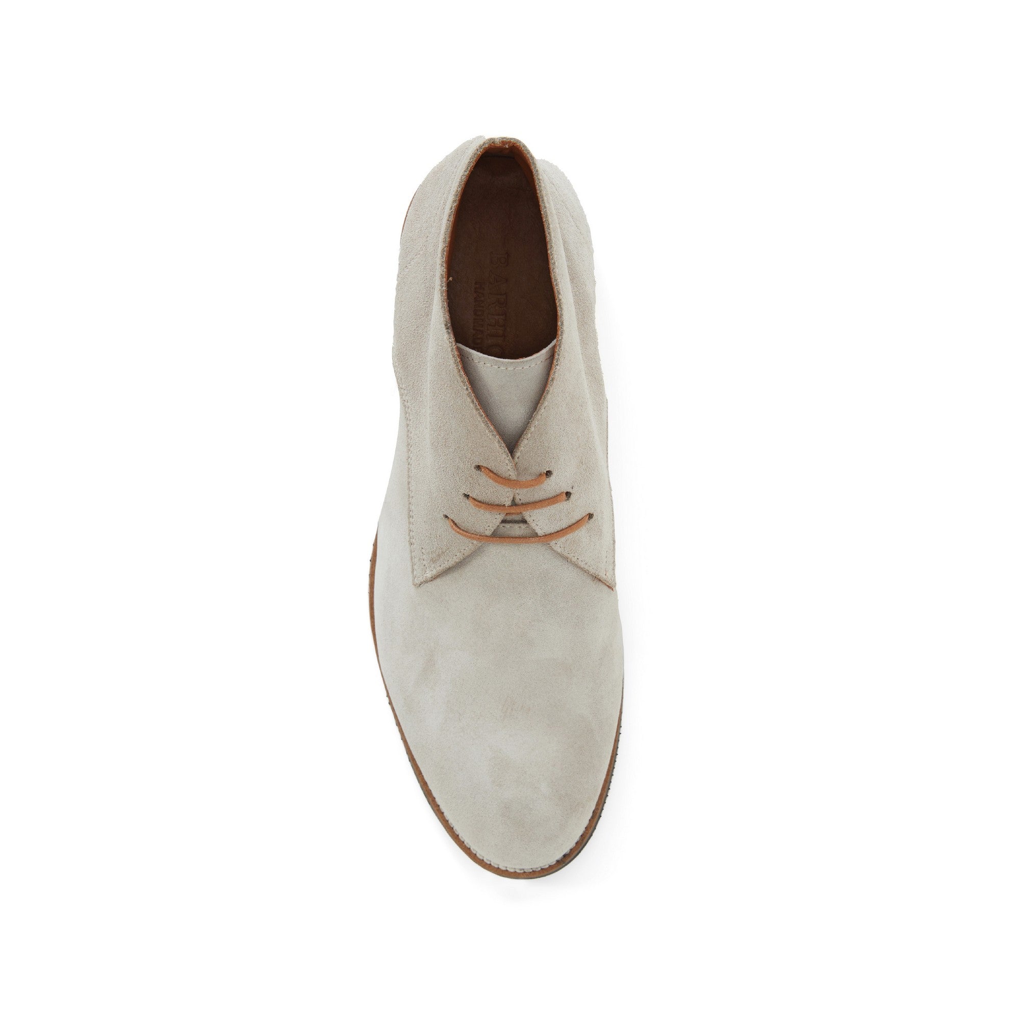 Men's Suede Calf Leather Handmade Derby Boots M10006 5