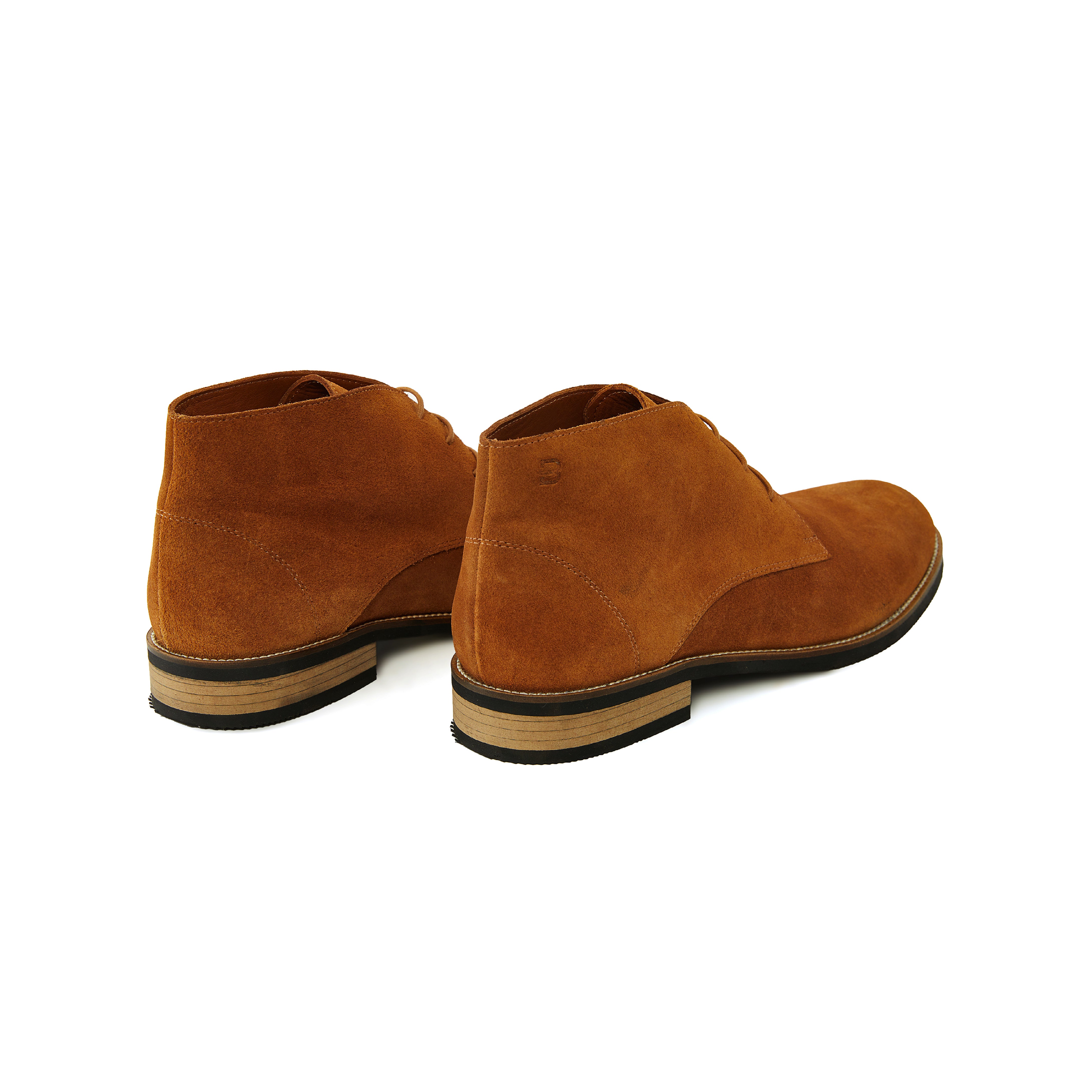 Men's Suede Calf Leather Handmade Derby Boots M10006 9