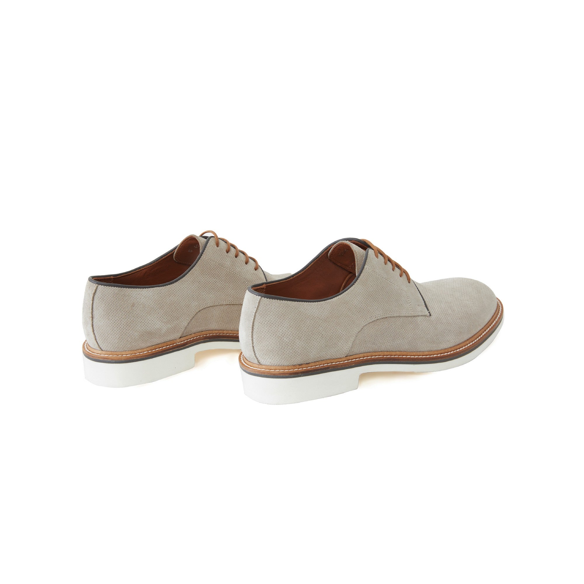 Men's Suede Calf Leather Handmade Derby M9011 9