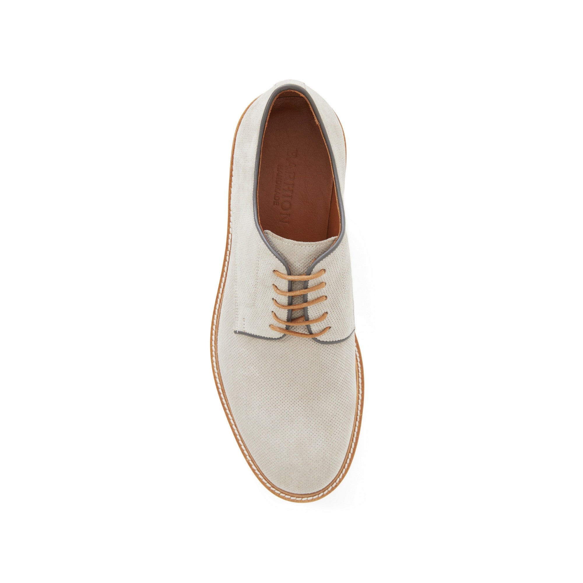 Men's Suede Calf Leather Handmade Derby M9011 11