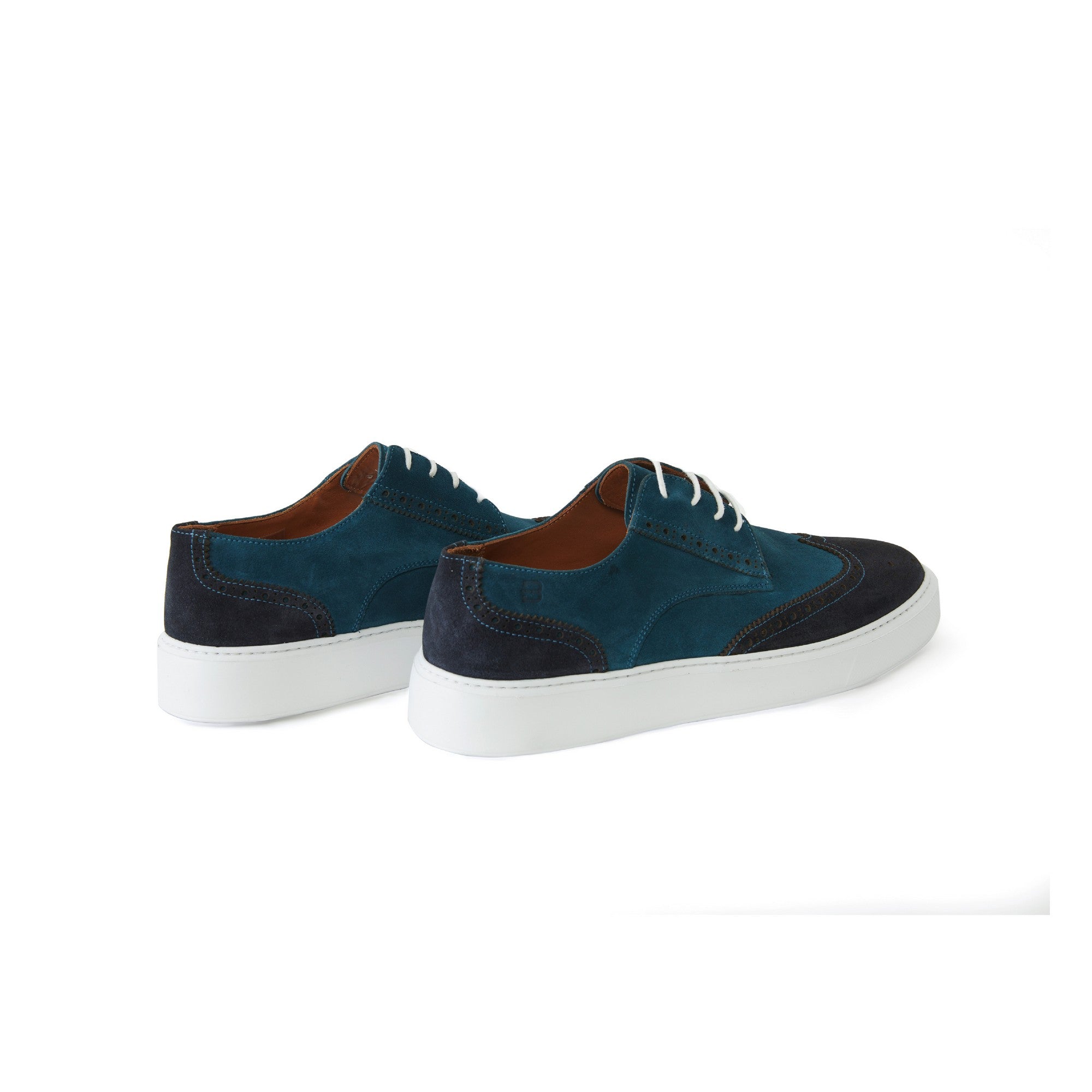 Men's Suede Calf Leather Handmade Oxford M9012 3
