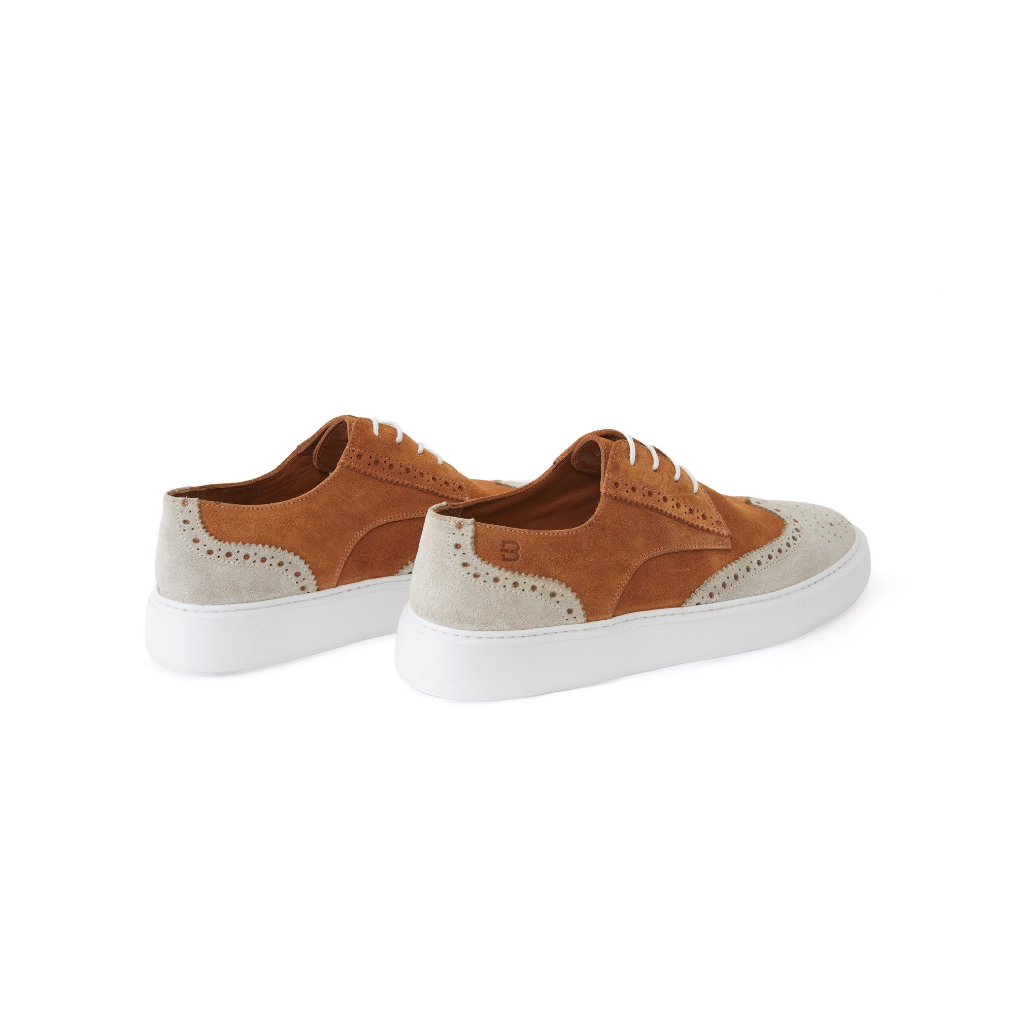 Men's Suede Calf Leather Handmade Oxford M9012 9