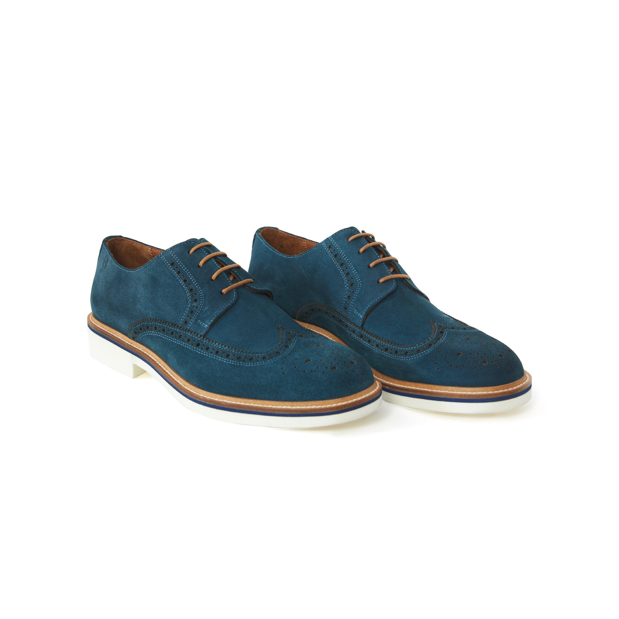 Men's Suede Calf Leather Handmade Oxford M9013 2