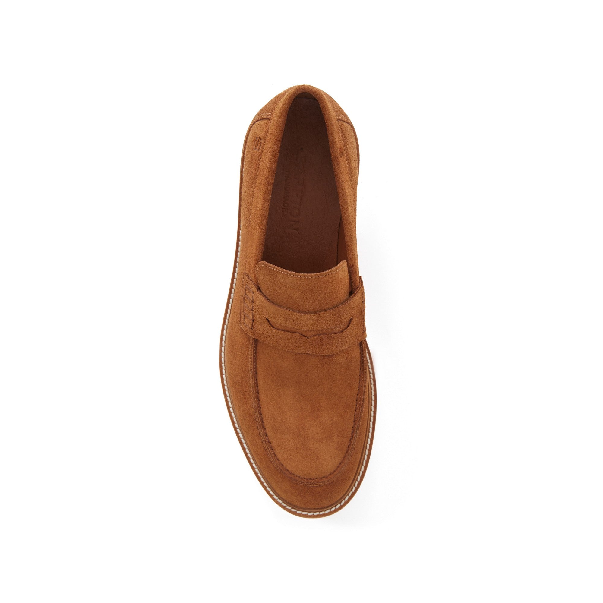 Men's Suede Calf Leather Handmade Loafer M9014 17