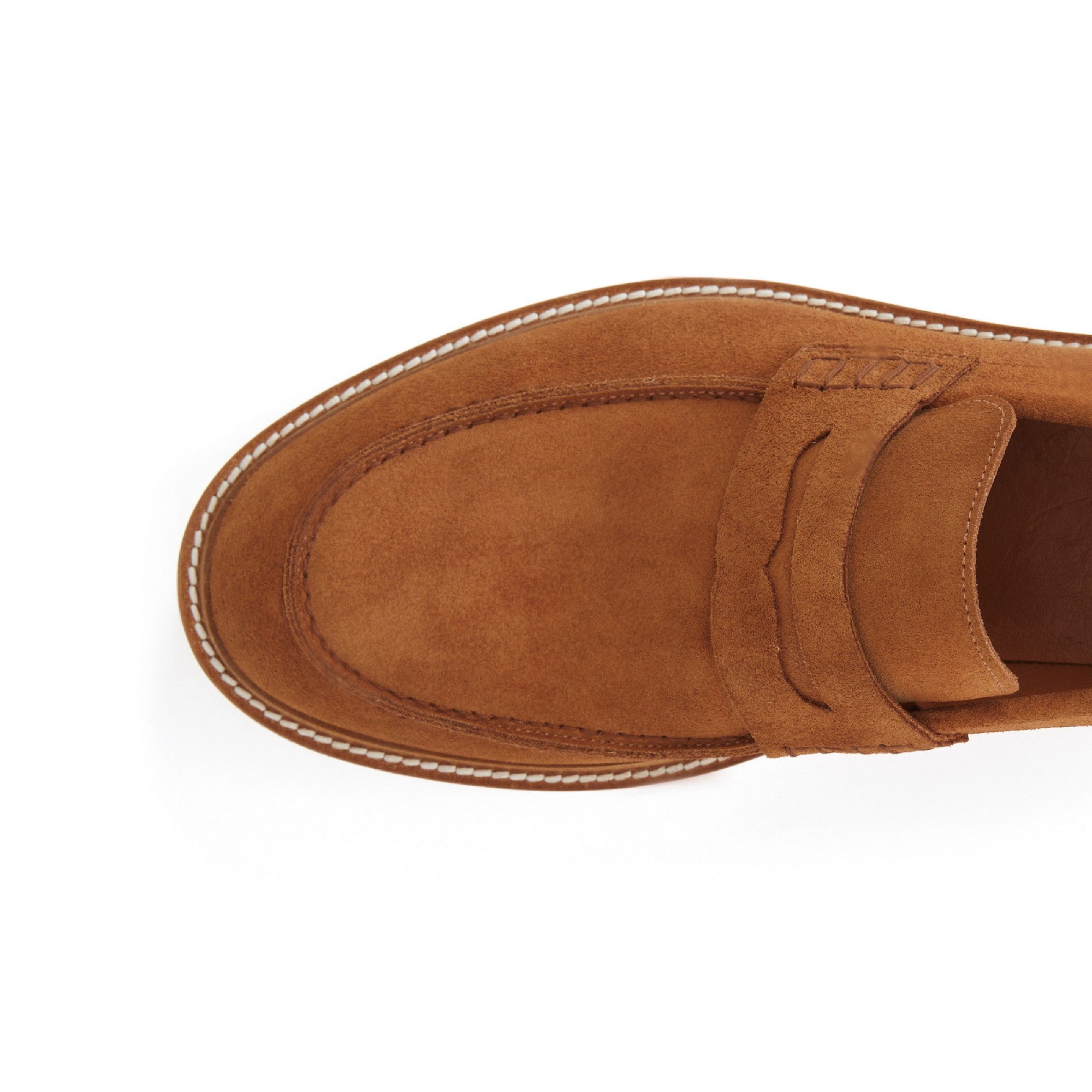 Men's Suede Calf Leather Handmade Loafer M9014 18