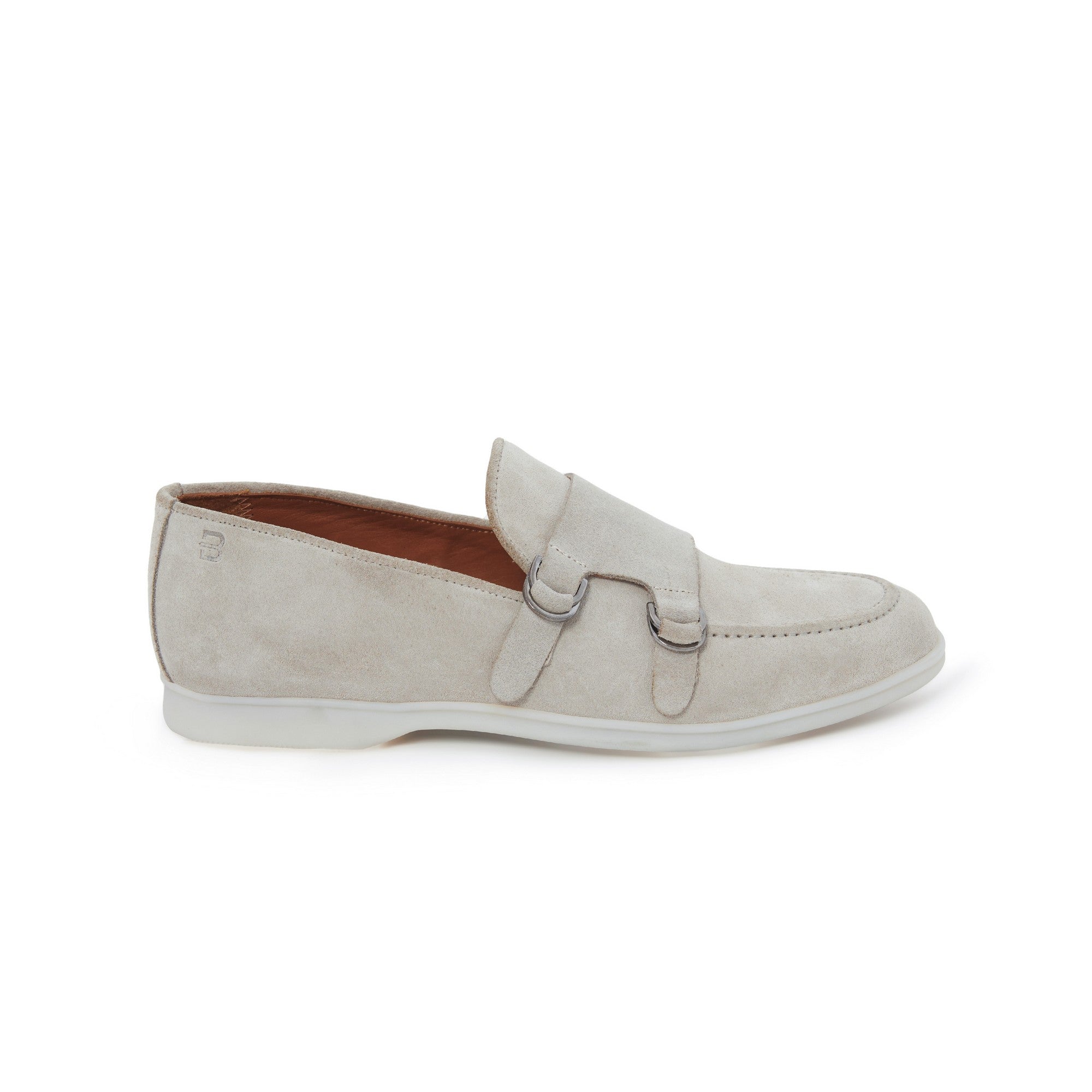 Men's Suede Leather Handmade Monk M9015 7