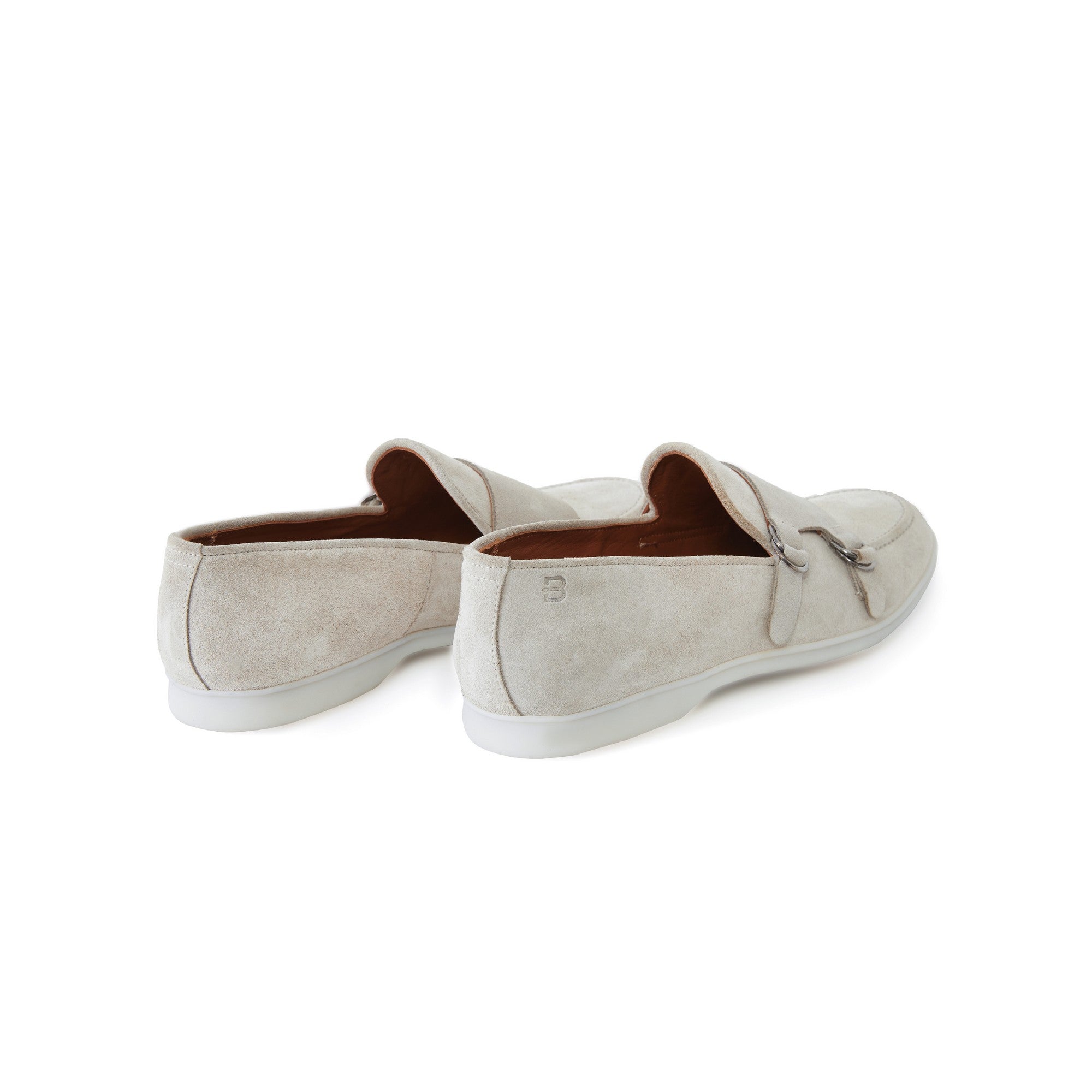 Men's Suede Leather Handmade Monk M9015 9