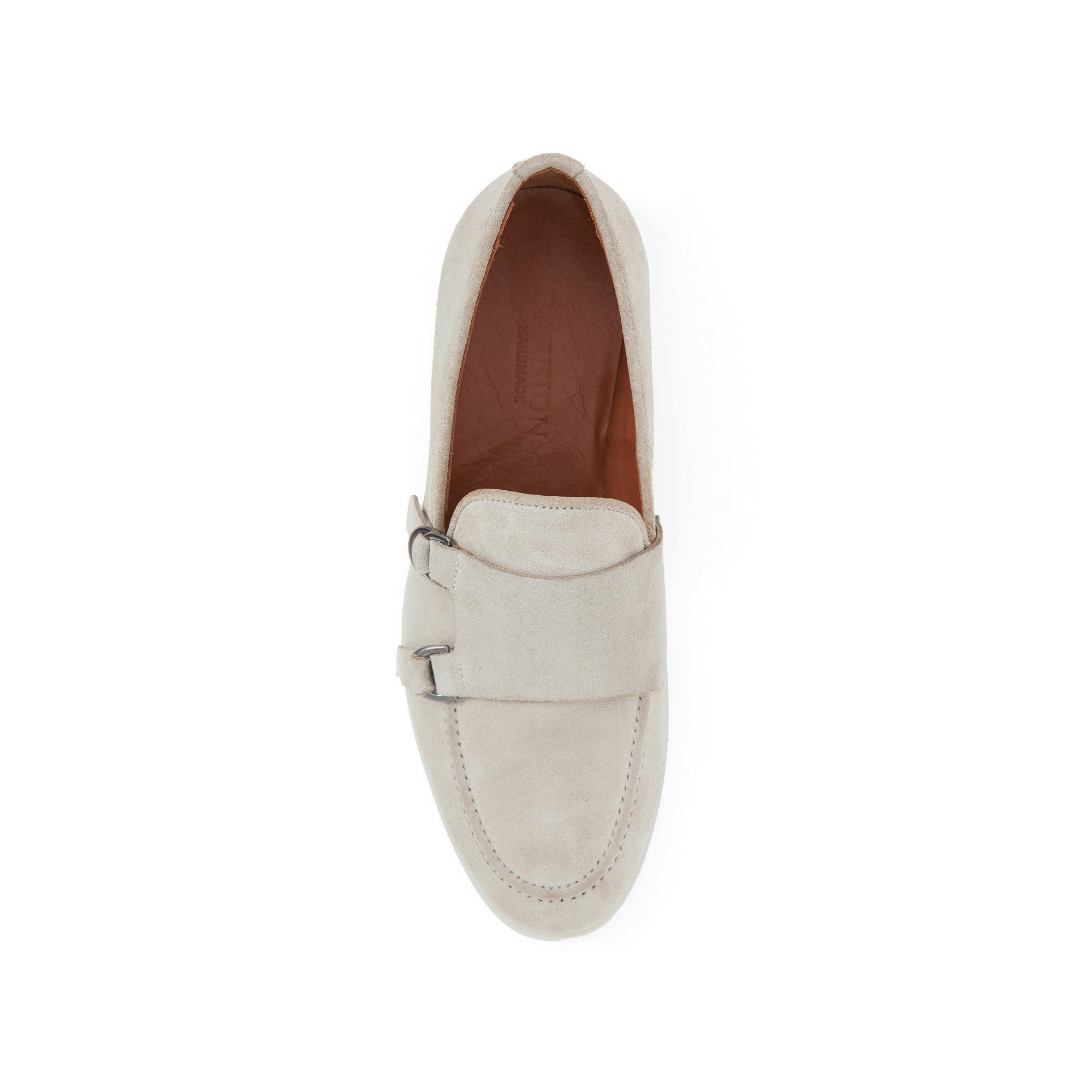 Men's Suede Leather Handmade Monk M9015 11