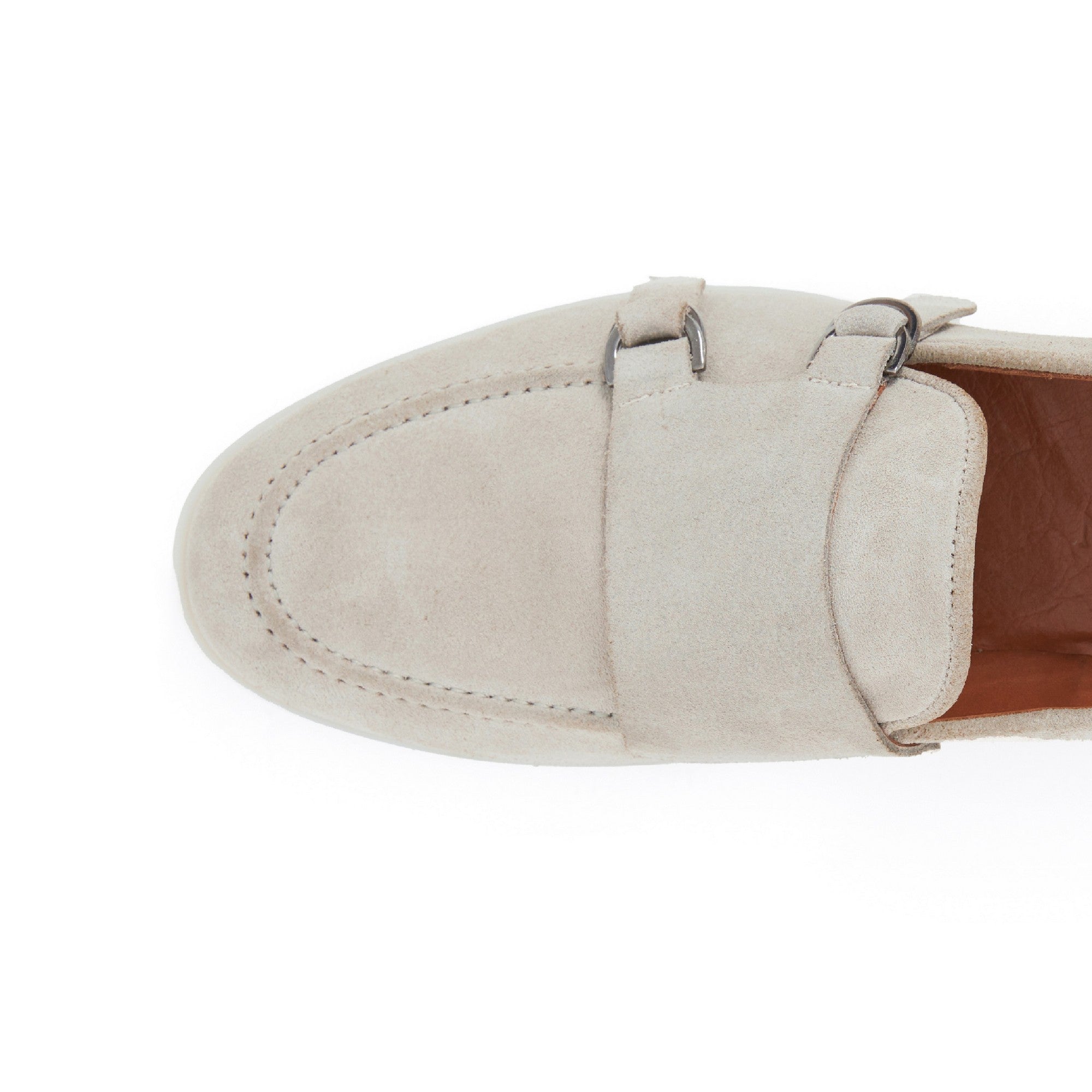 Men's Suede Leather Handmade Monk M9015 12