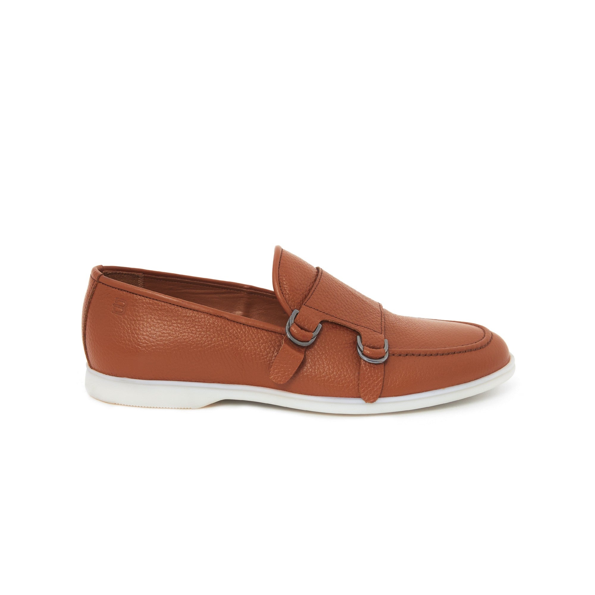 Men's Suede Leather Handmade Monk M9015 19