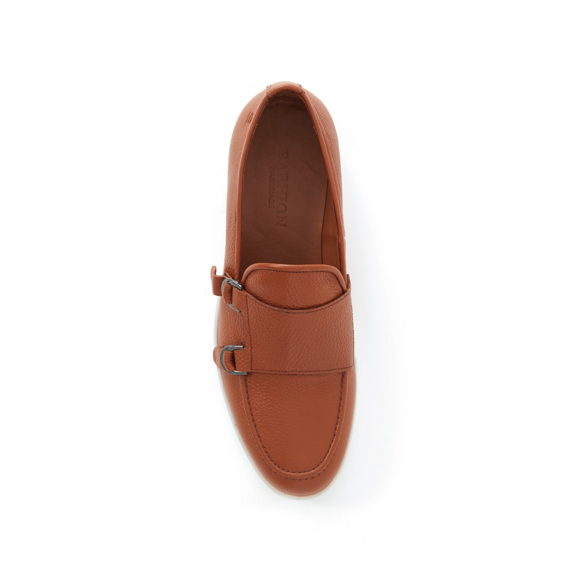 Men's Suede Leather Handmade Monk M9015 23