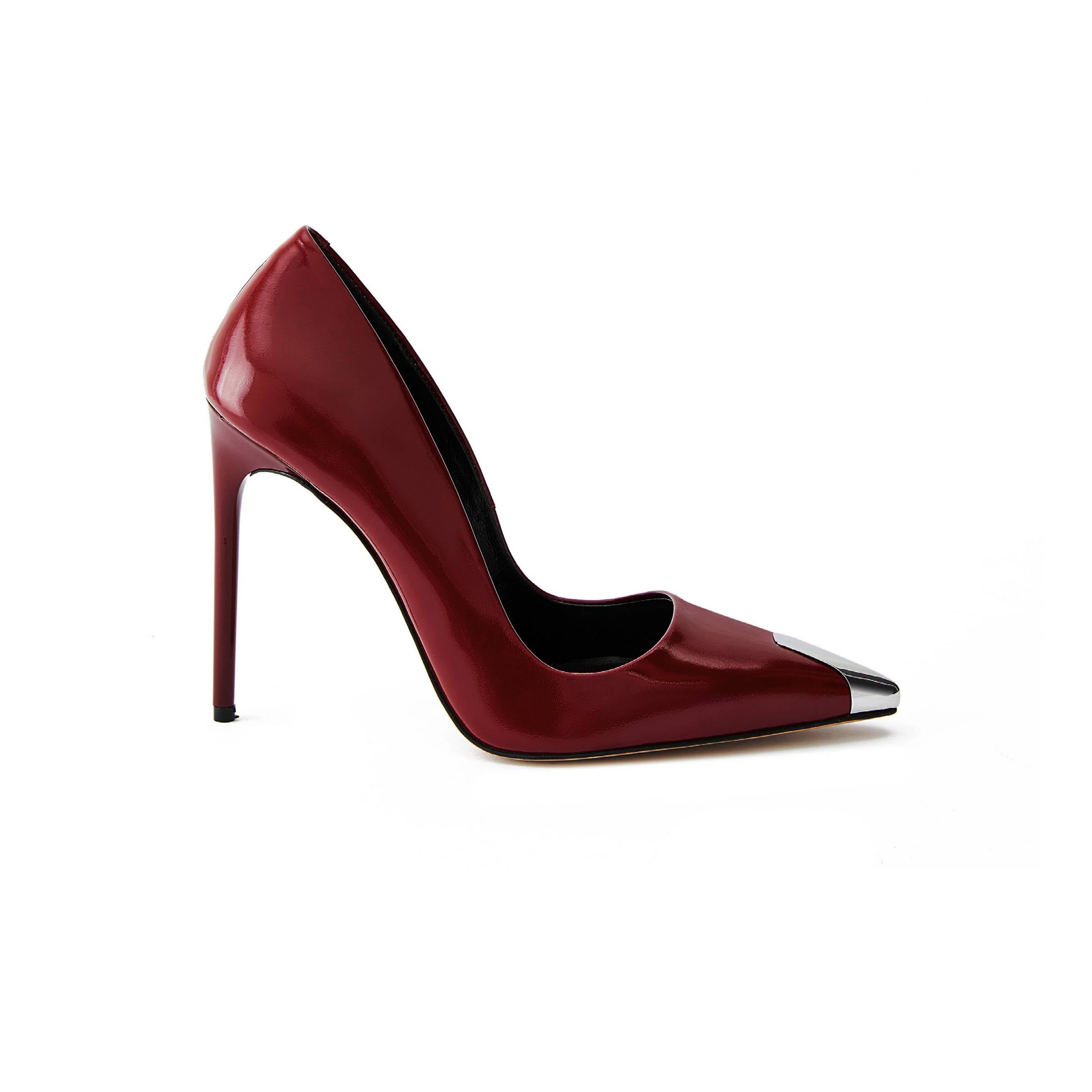 Women's Rugan Calf Leather Handmade Stiletto W2000 1