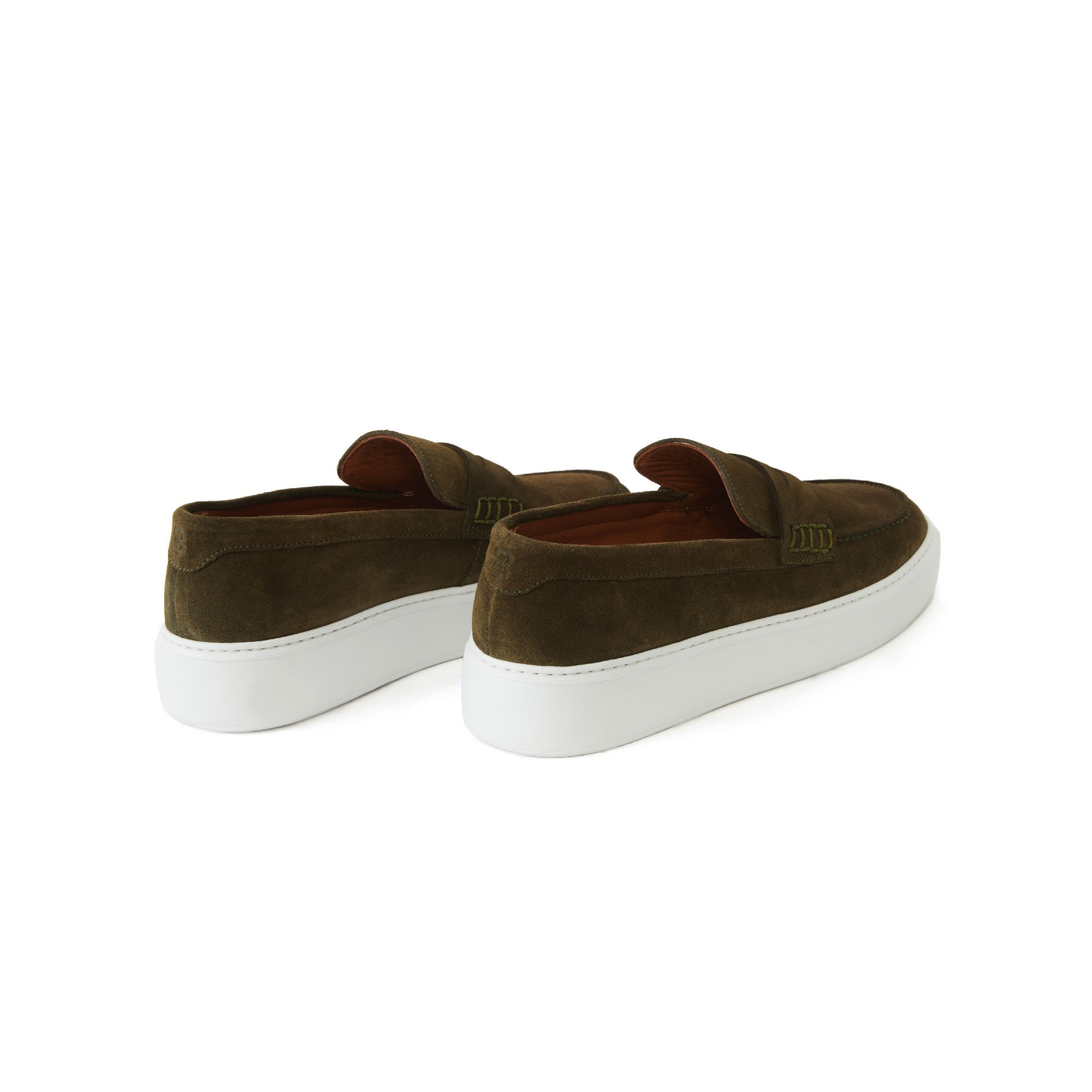 Women's Suede Calf Leather Handmade Loafer W5026 3