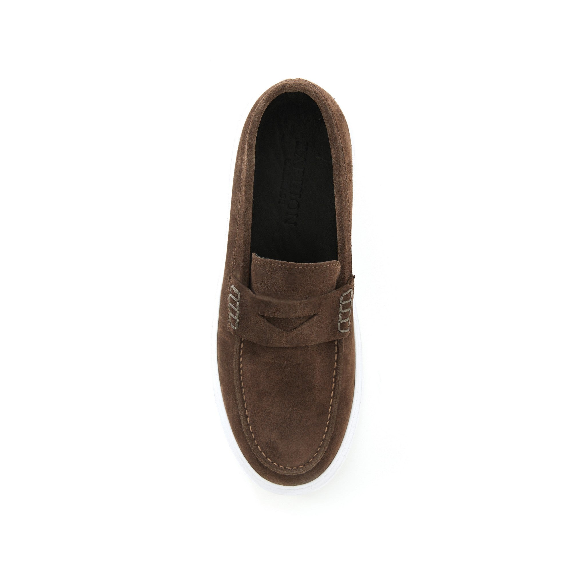 Women's Suede Calf Leather Handmade Loafer W5026 11