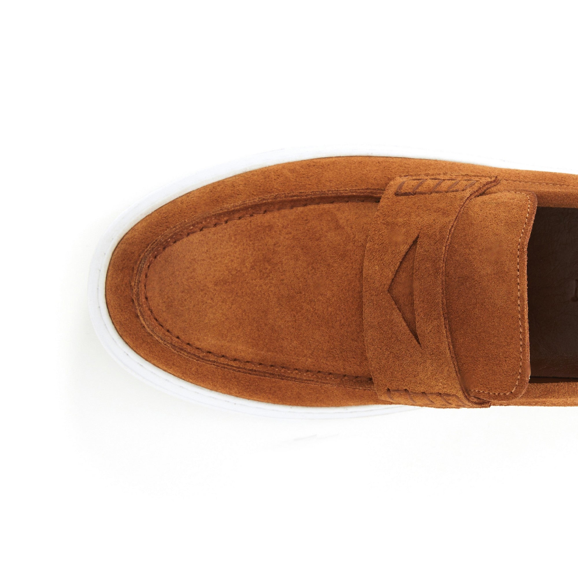Women's Suede Calf Leather Handmade Loafer W5026 19
