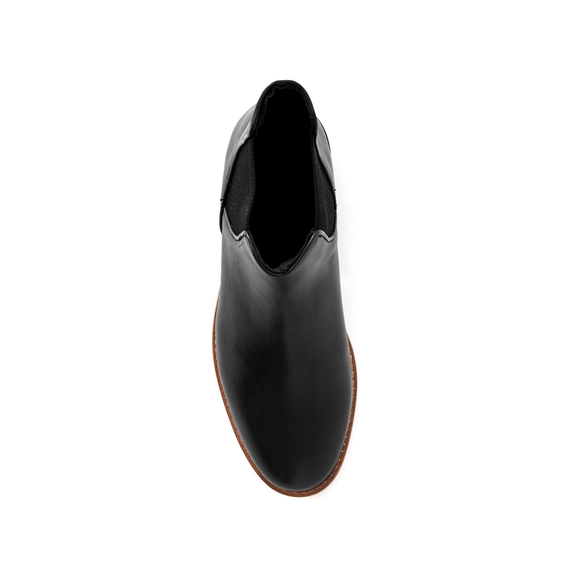 Women's Calf Leather Handmade Chelsea Boots W4004 5