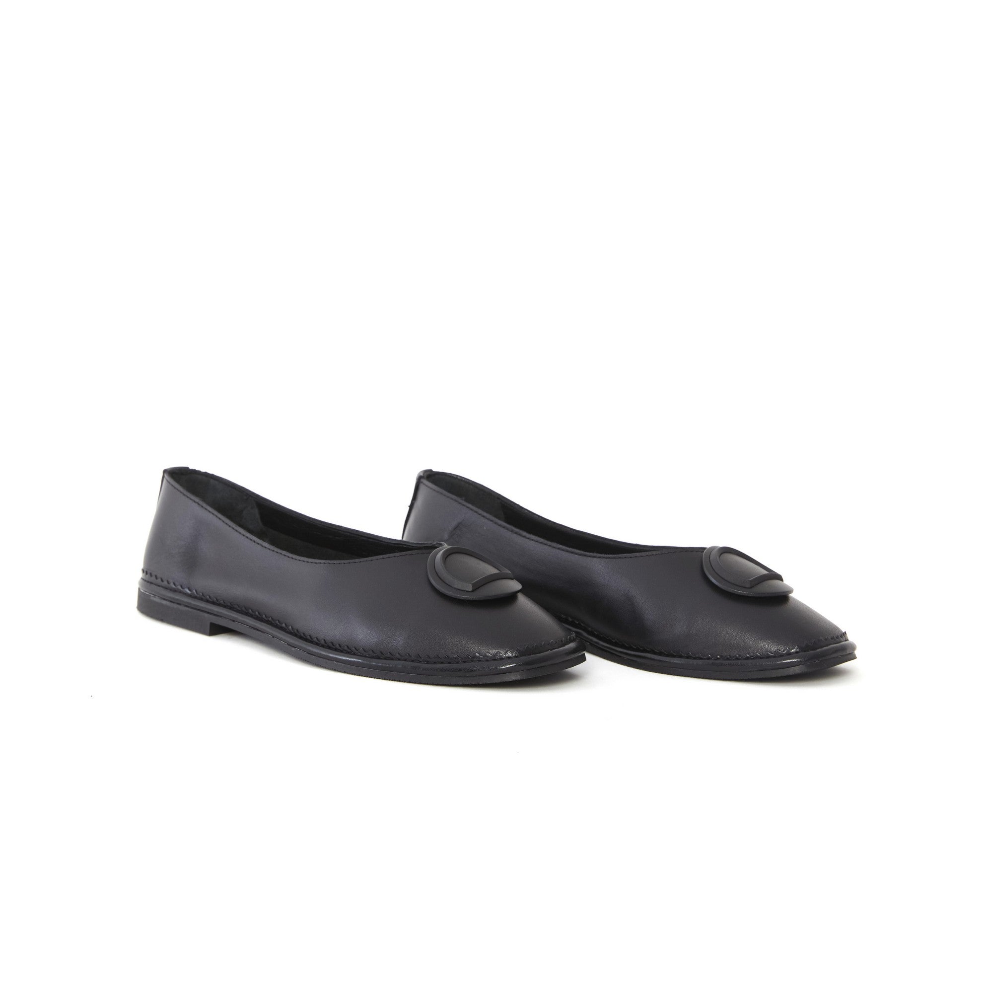 Women's Calf Leather Handmade Flats W3002 8