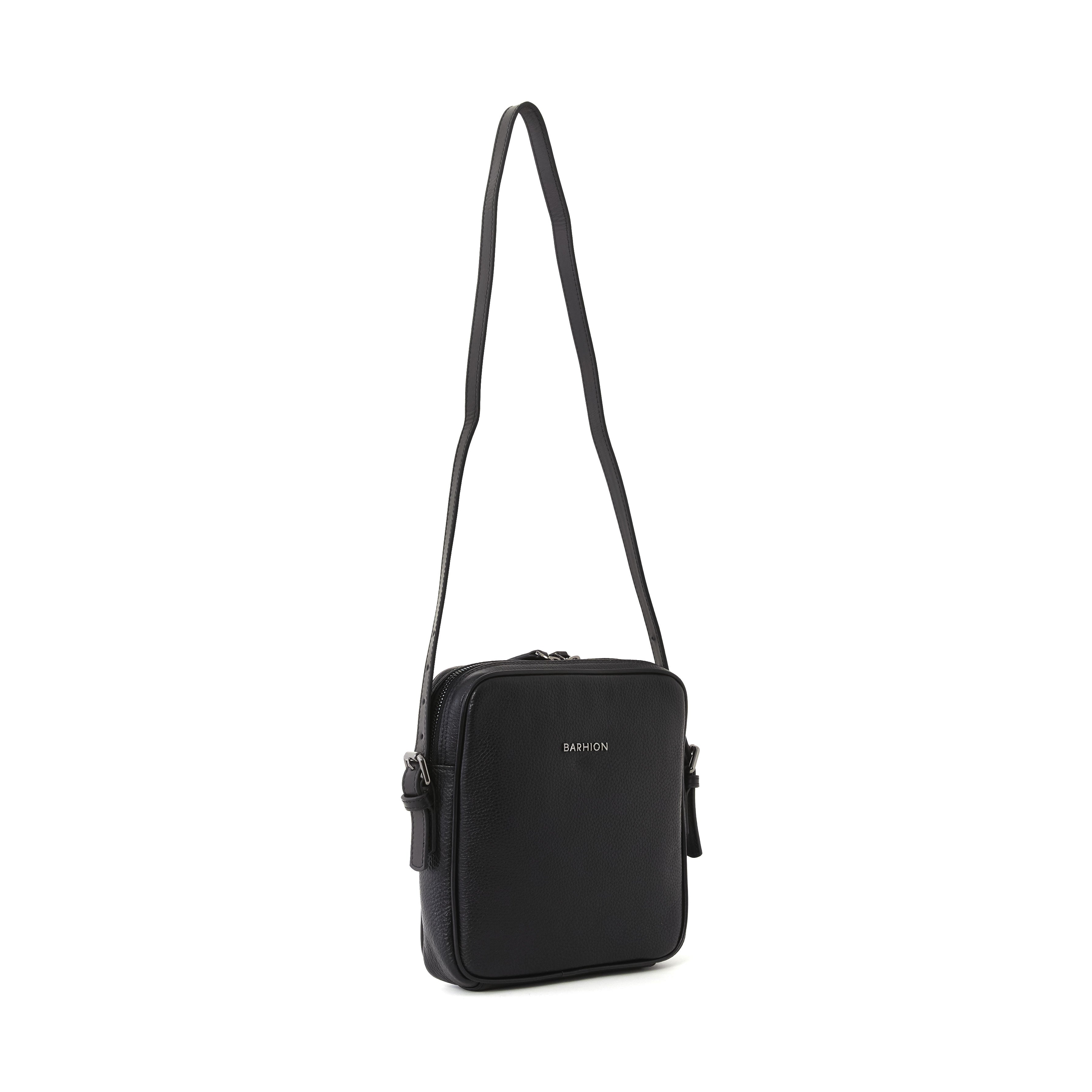 Men's Calf Leather Floater Handmade Messenger Bag U25008 2