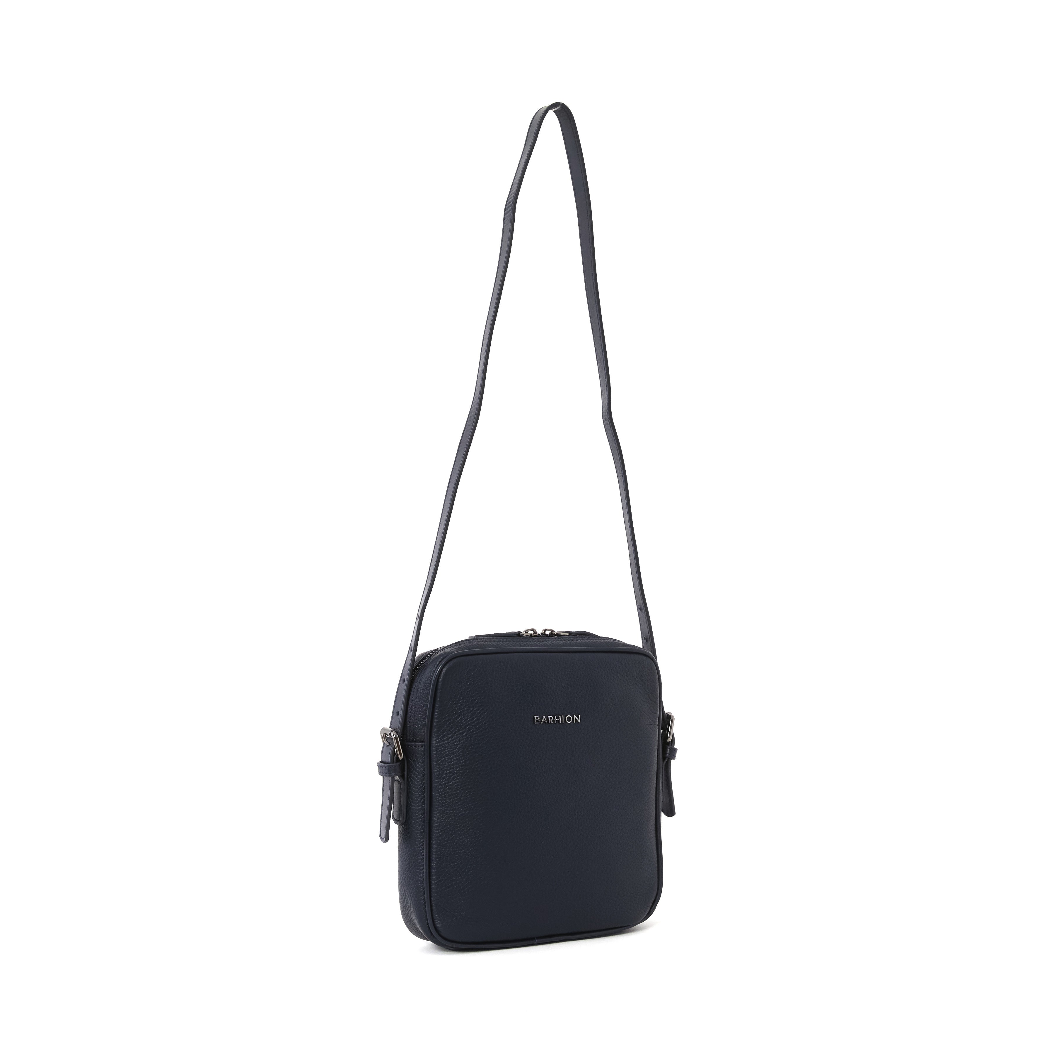 Men's Calf Leather Floater Handmade Messenger Bag U25008 8