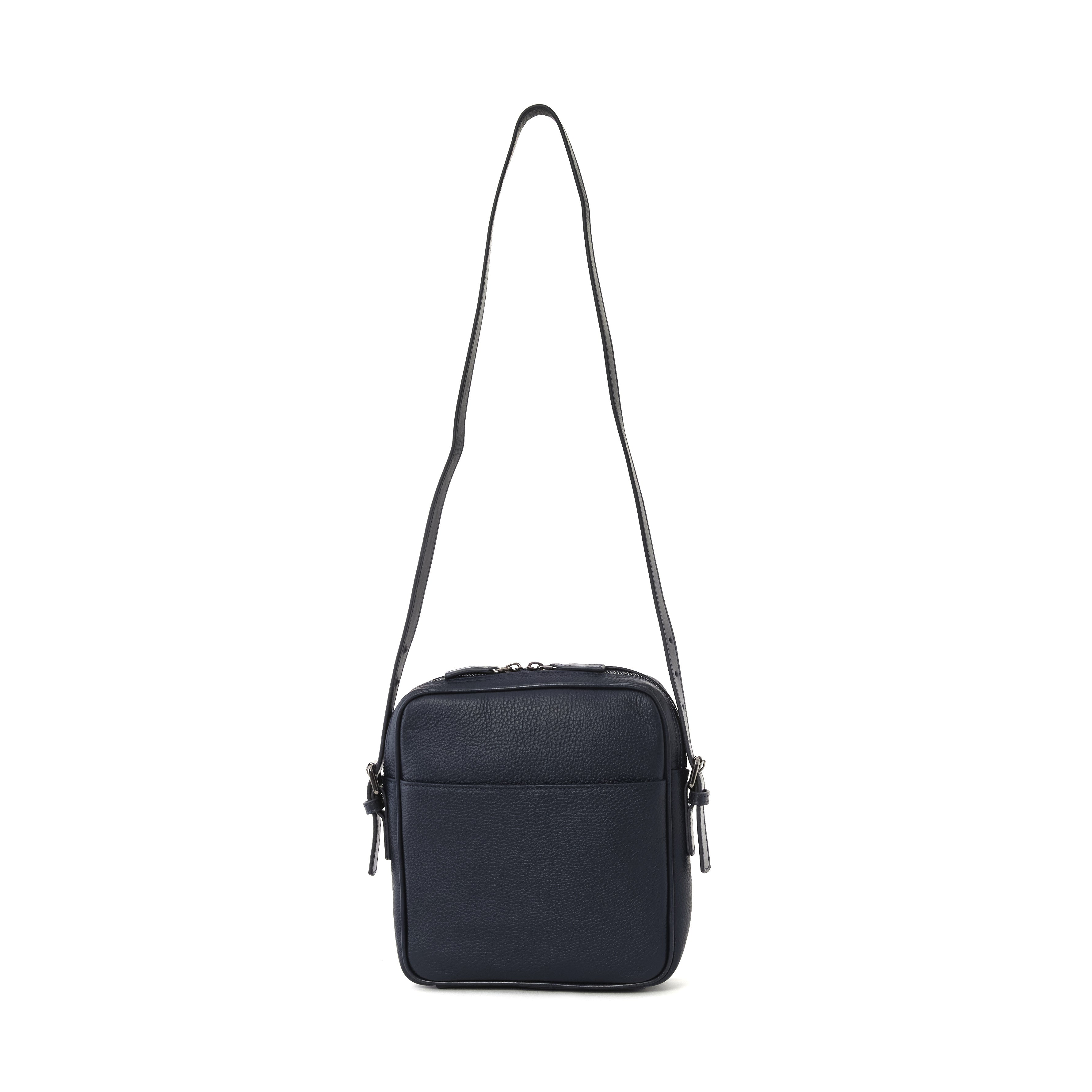 Men's Calf Leather Floater Handmade Messenger Bag U25008 9