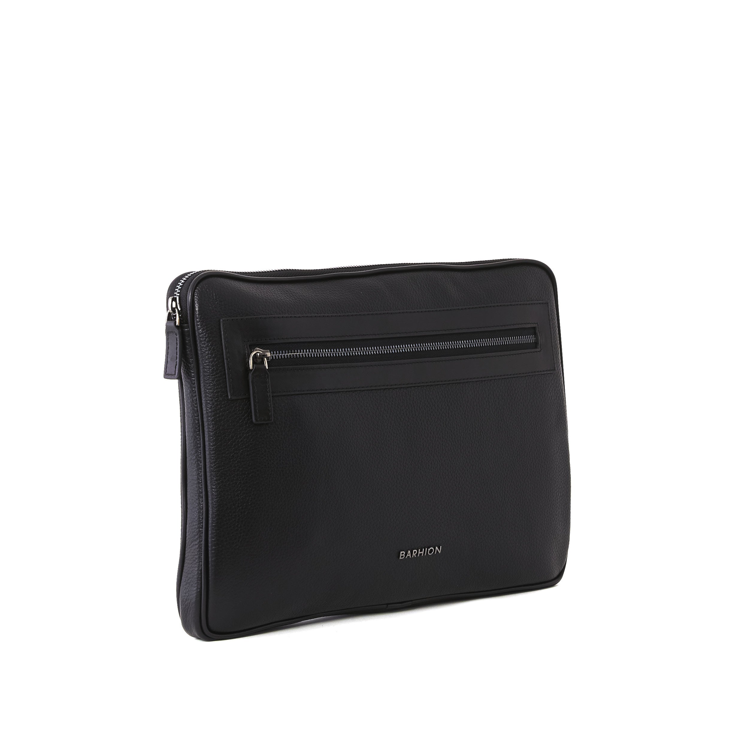 Men's Calf Leather Floater Handmade File Bag U25009 3