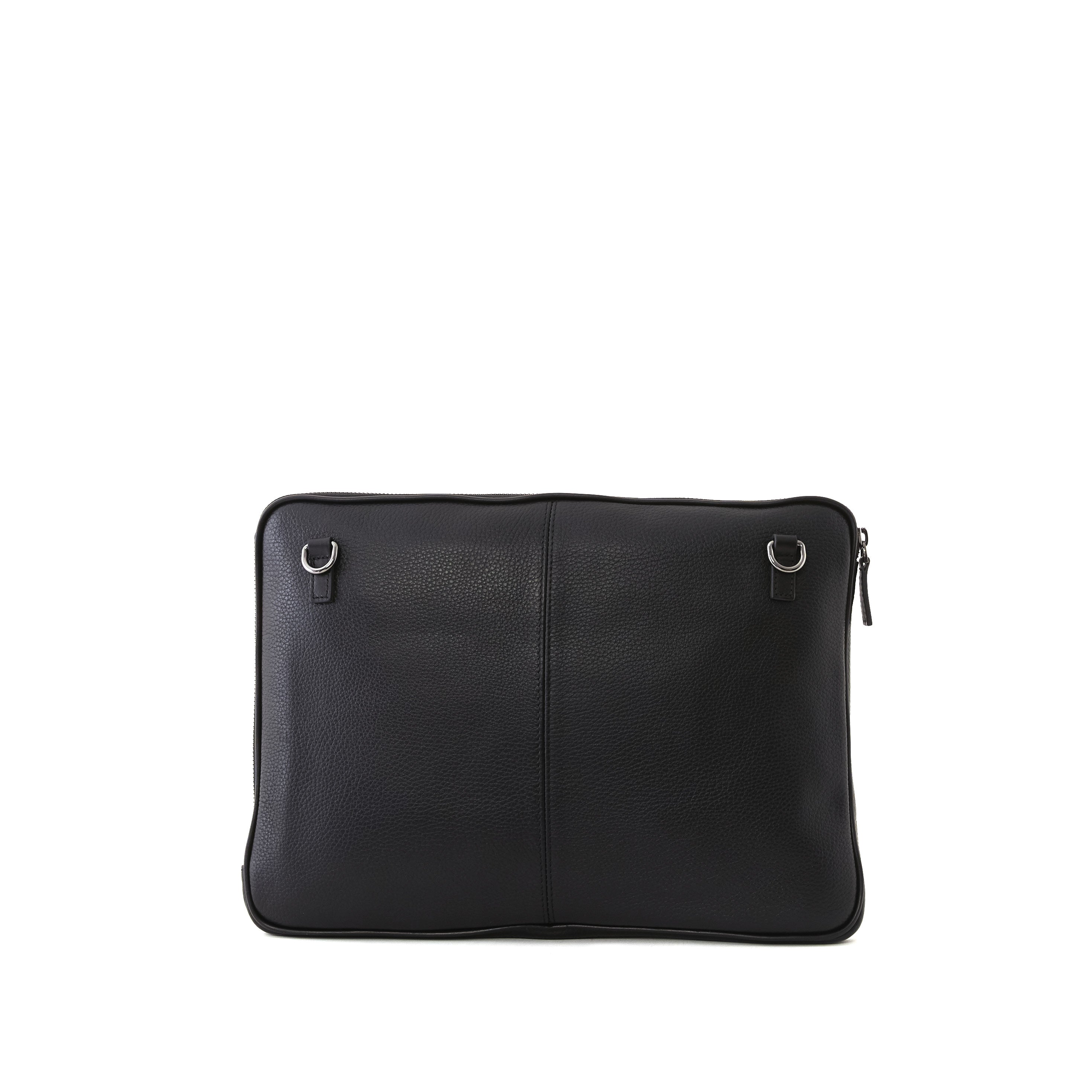 Men's Calf Leather Floater Handmade File Bag U25009 4