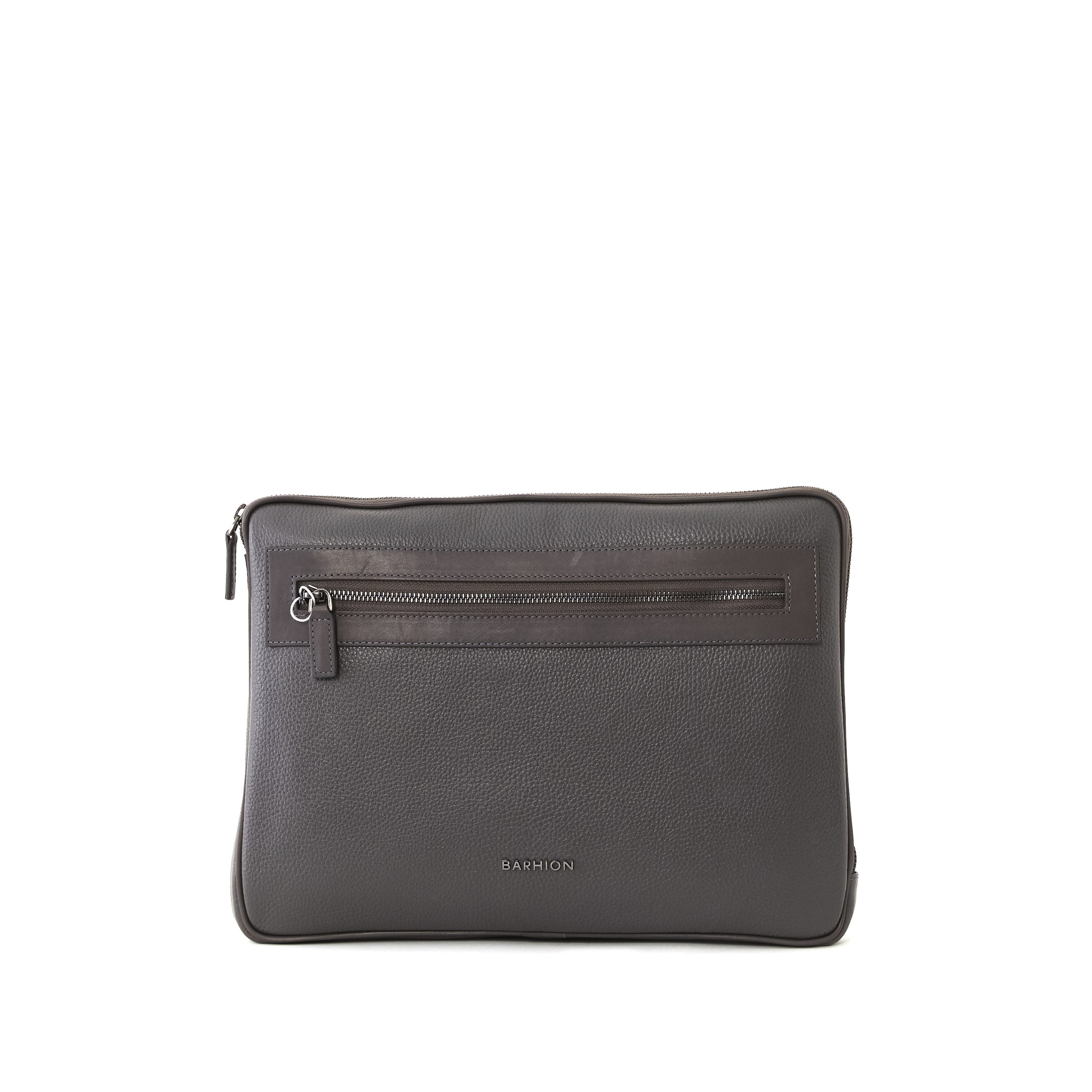 Men's Calf Leather Floater Handmade File Bag U25009 6