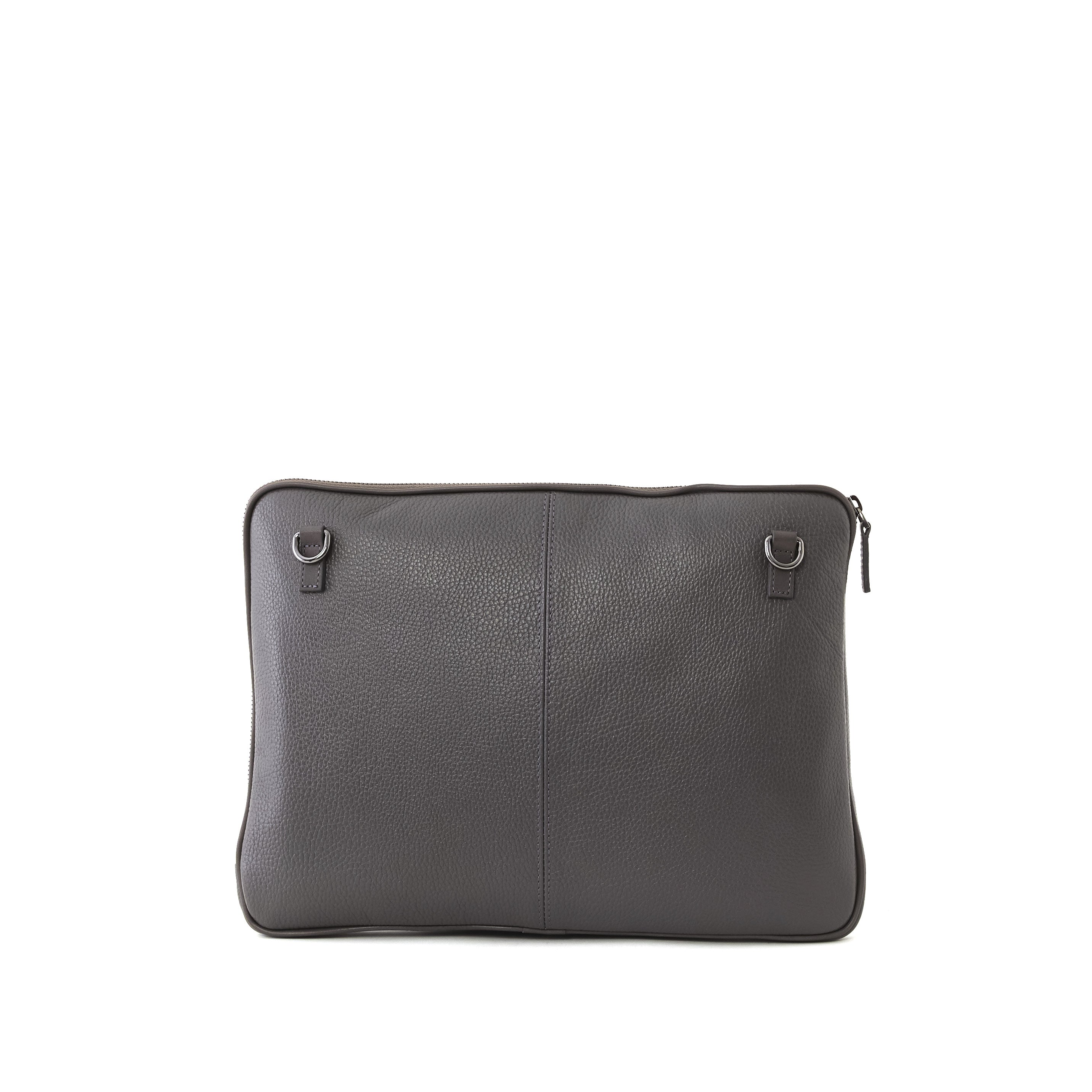 Men's Calf Leather Floater Handmade File Bag U25009 8